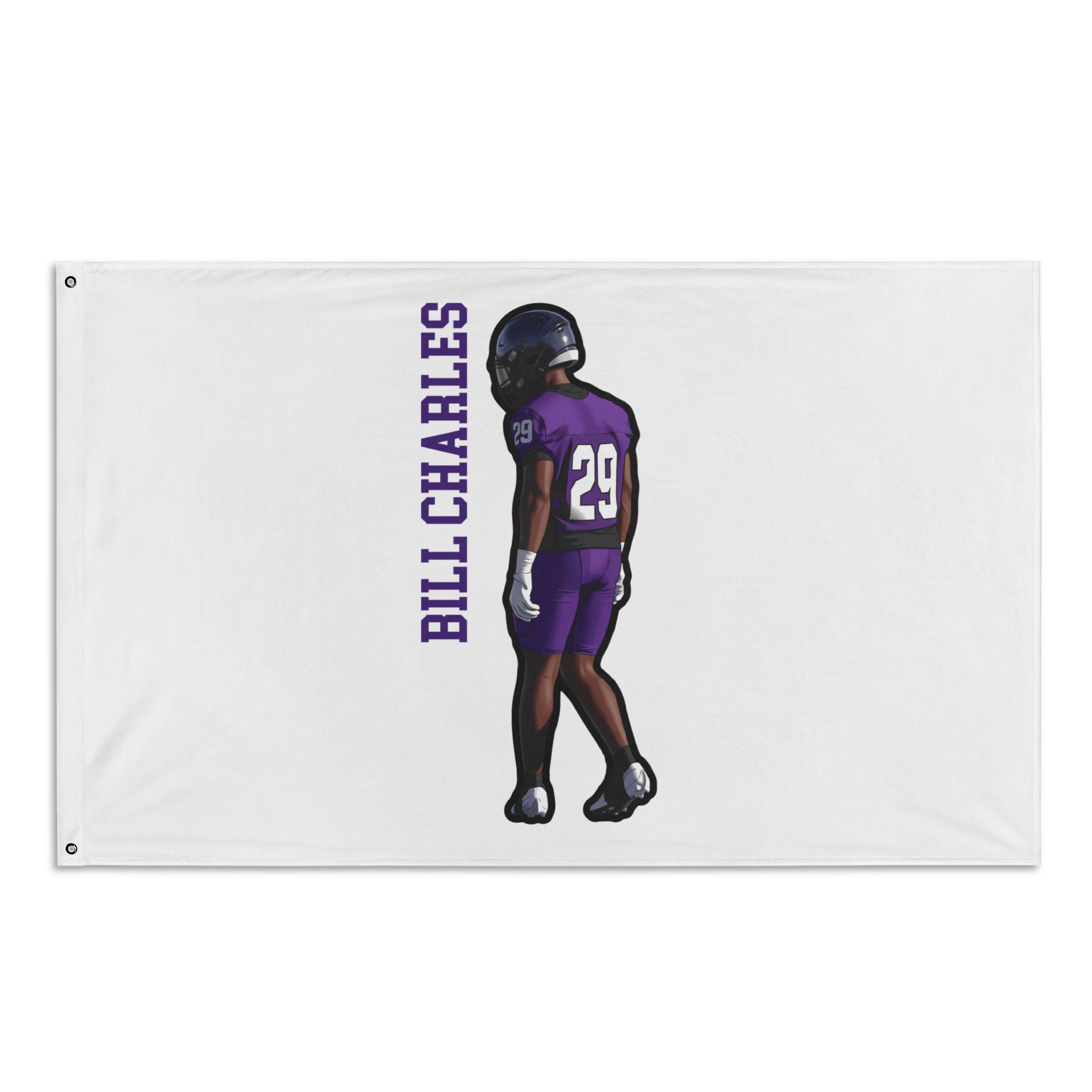 Flag (35 × 56 in) — character_name_vertical in Classic