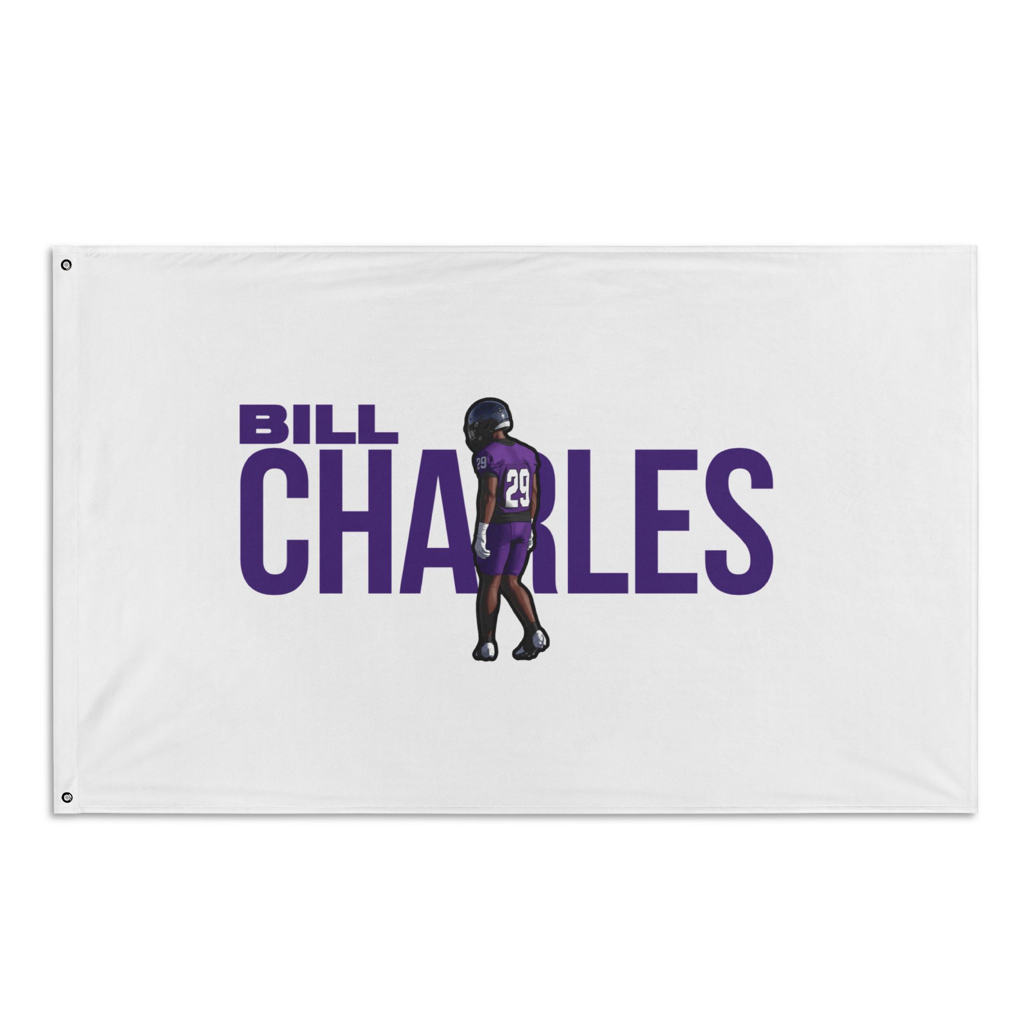 Flag (35 × 56 in) — character_player_name in Classic