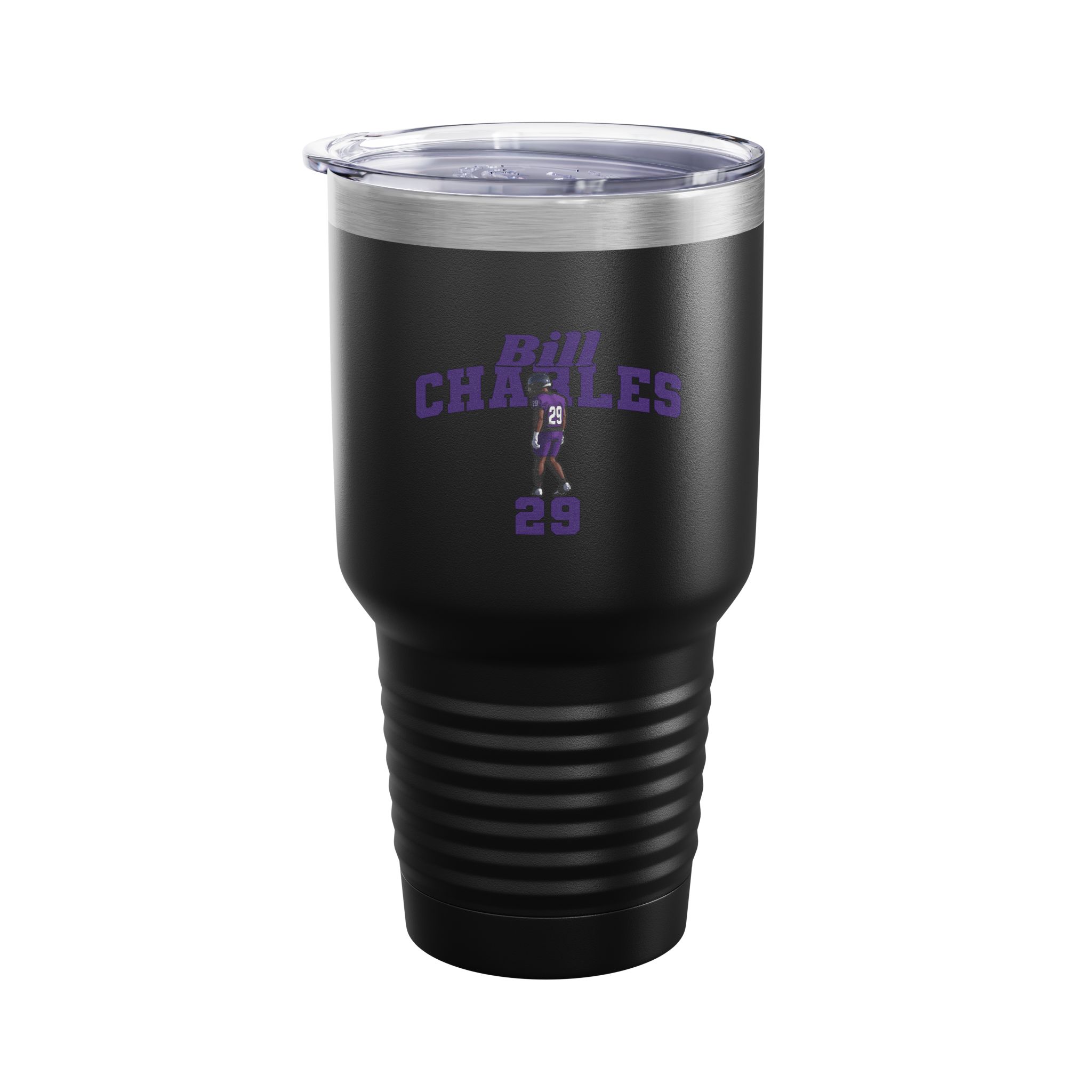 30oz Tumbler — character_signature_arch in Black