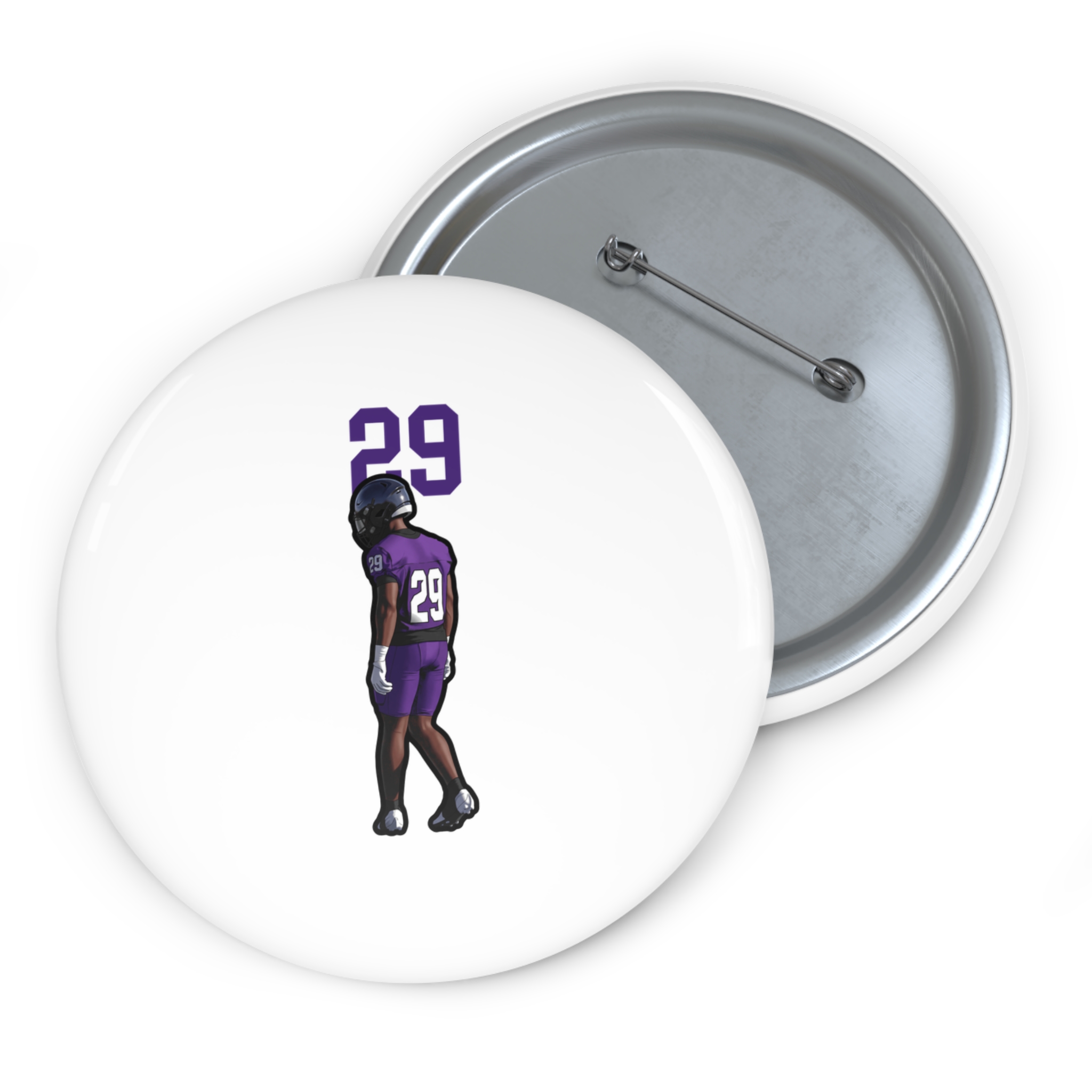 Game Day Pin — character_number_top in Classic