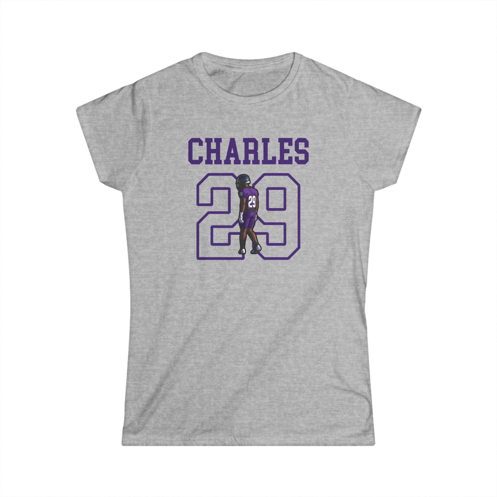 Women's Softstyle Tee — character_shirsey in Grey