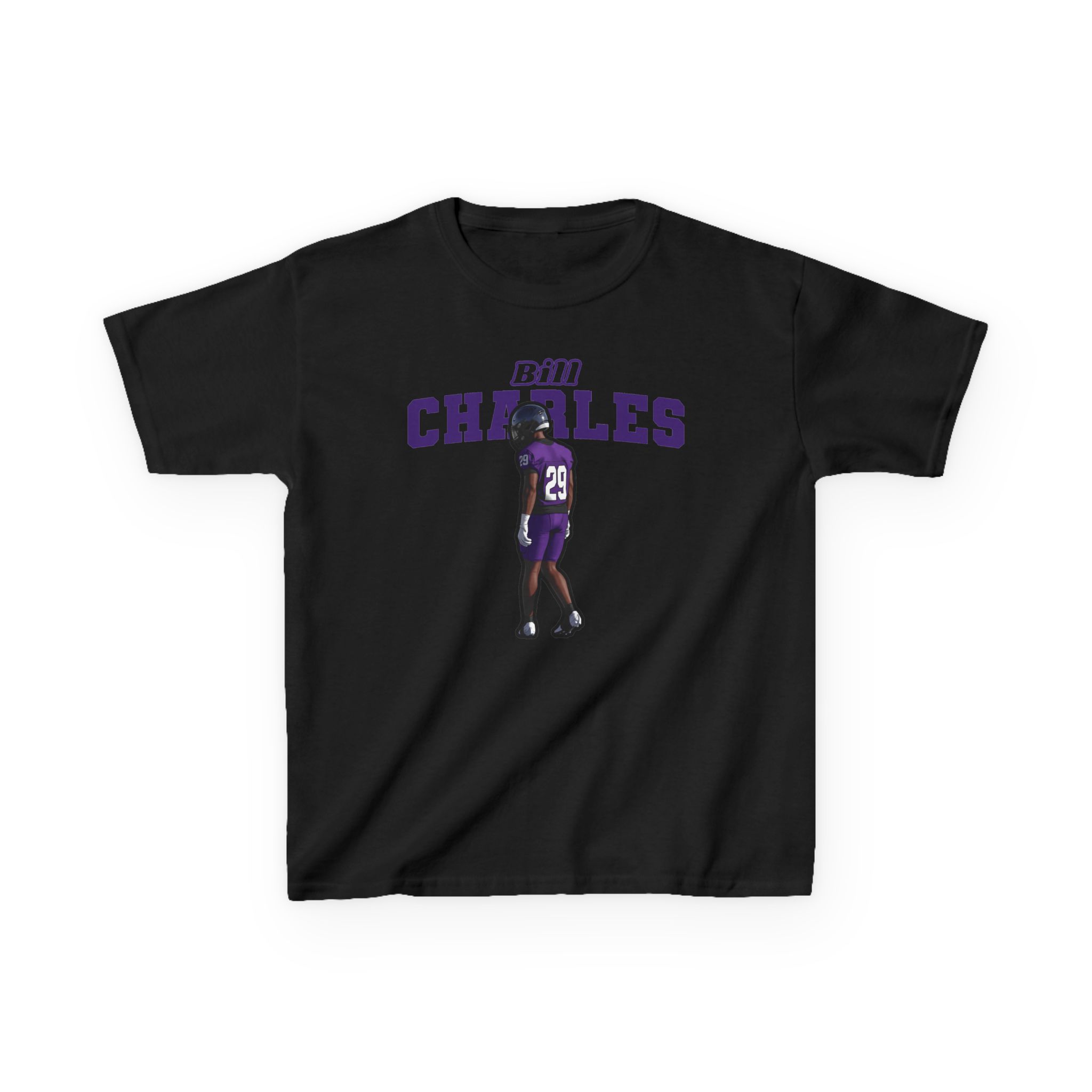 Youth Tee — character_name_arch in Black