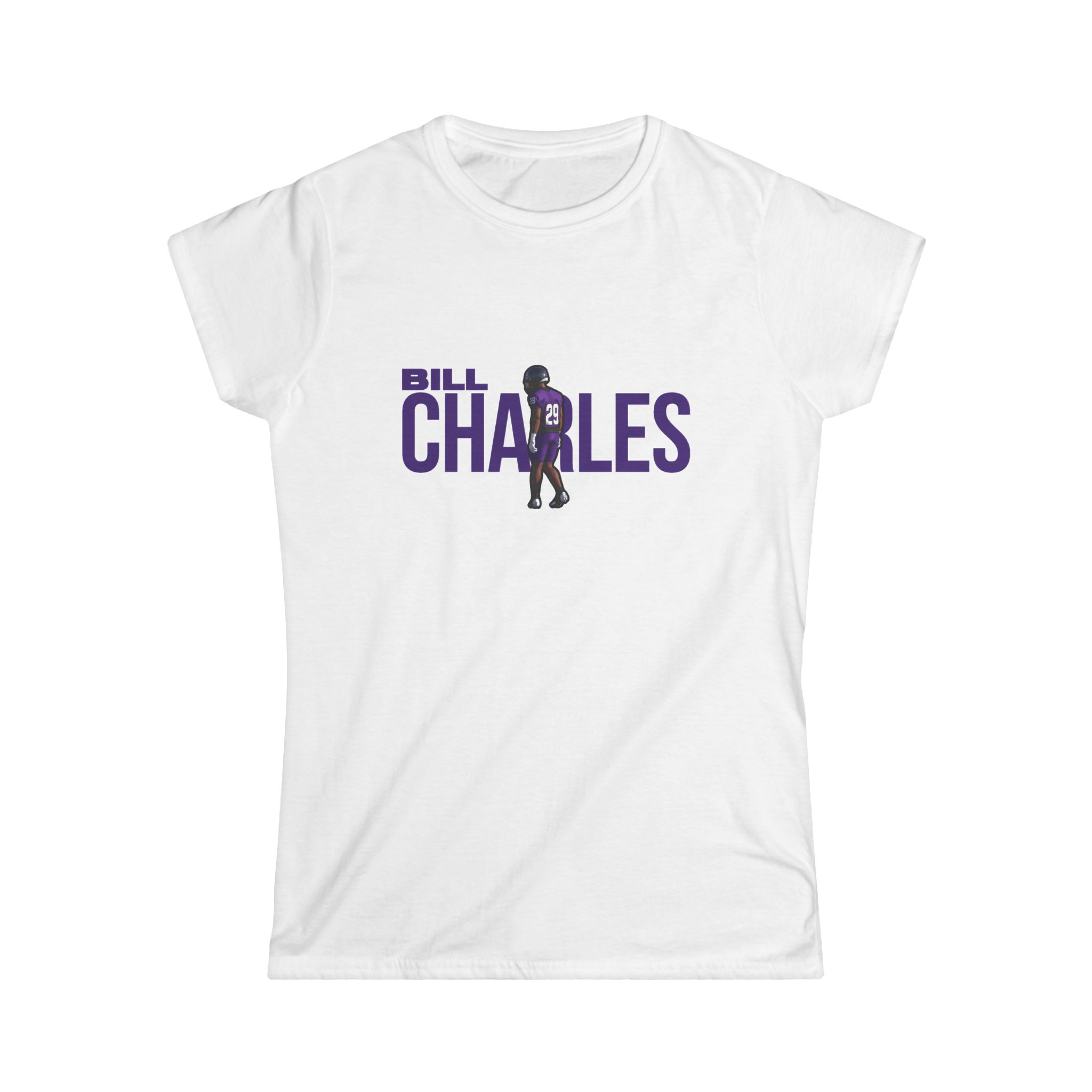 Women's Softstyle Tee — character_player_name in White