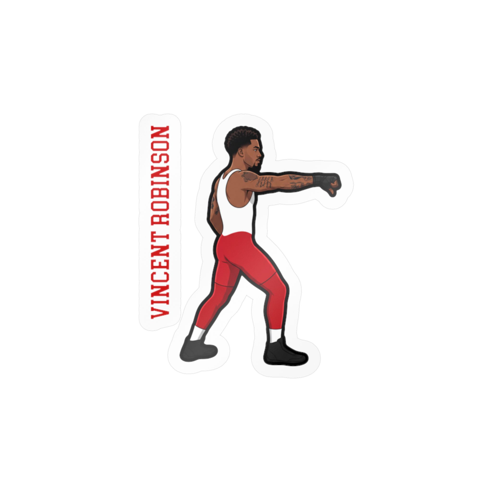 Vinyl Sticker — character_name_vertical in Classic