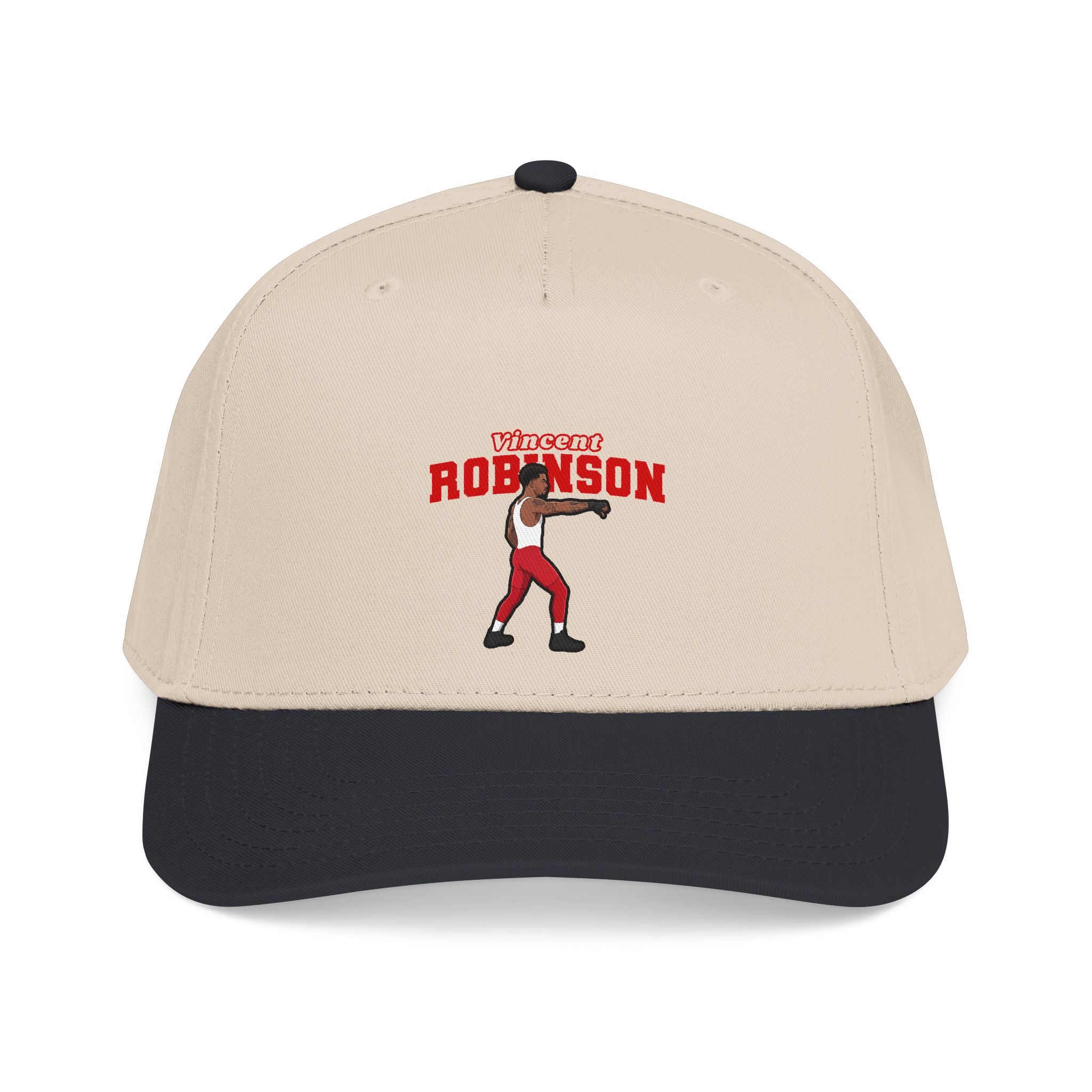 Baseball Cap — character_name_arch in Black / Natural