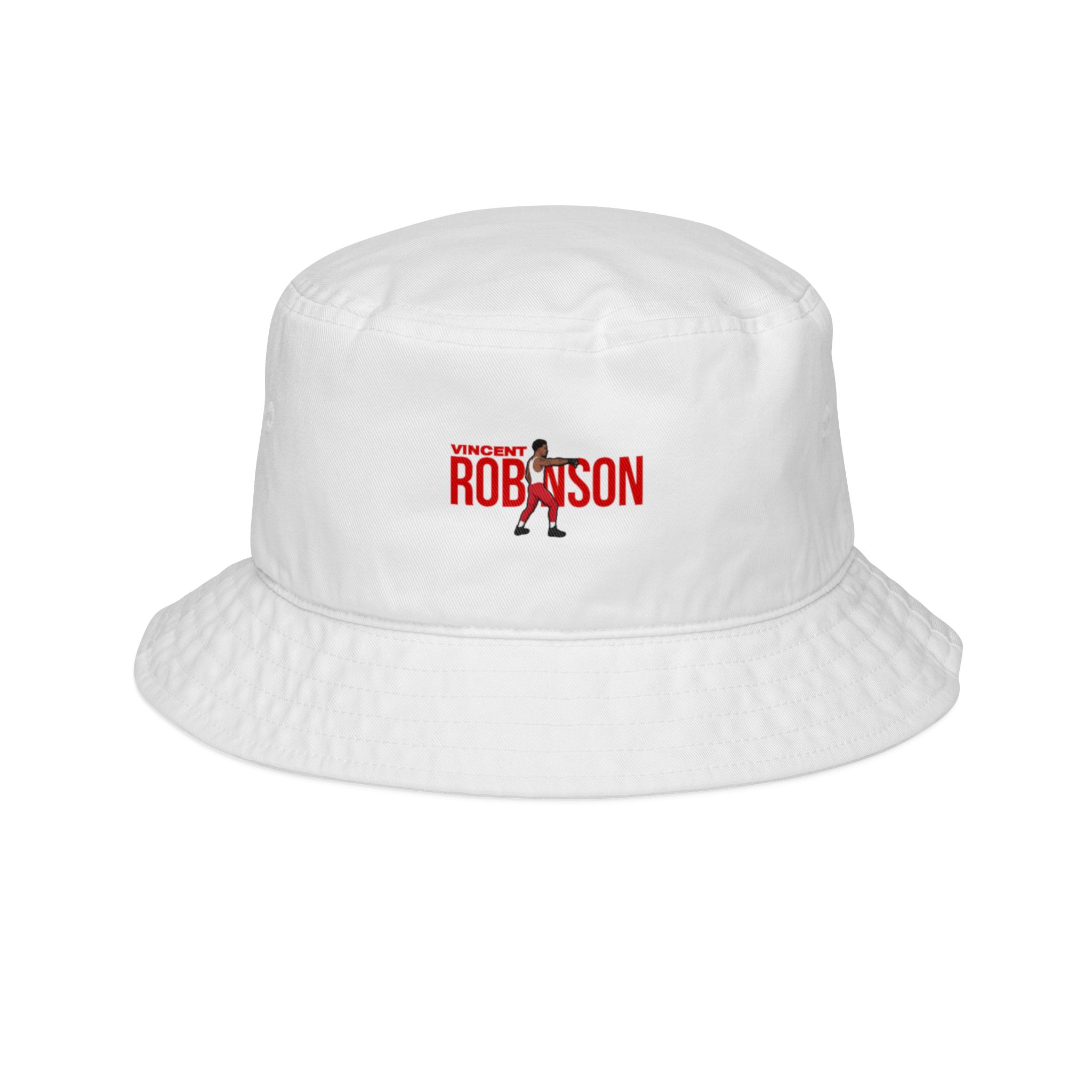 Bucket Hat — character_player_name in White