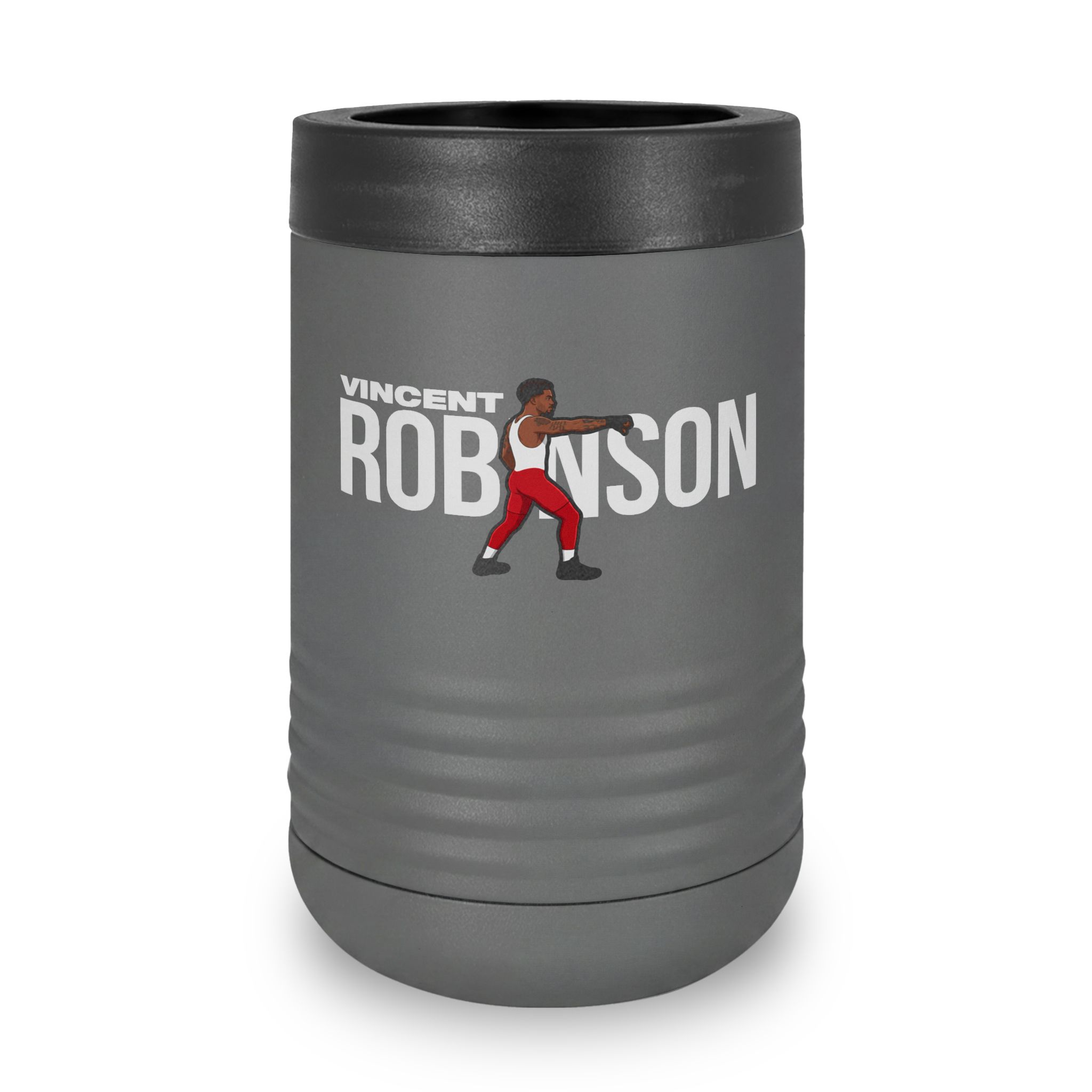 Stainless Can Cooler — character_player_name in Grey