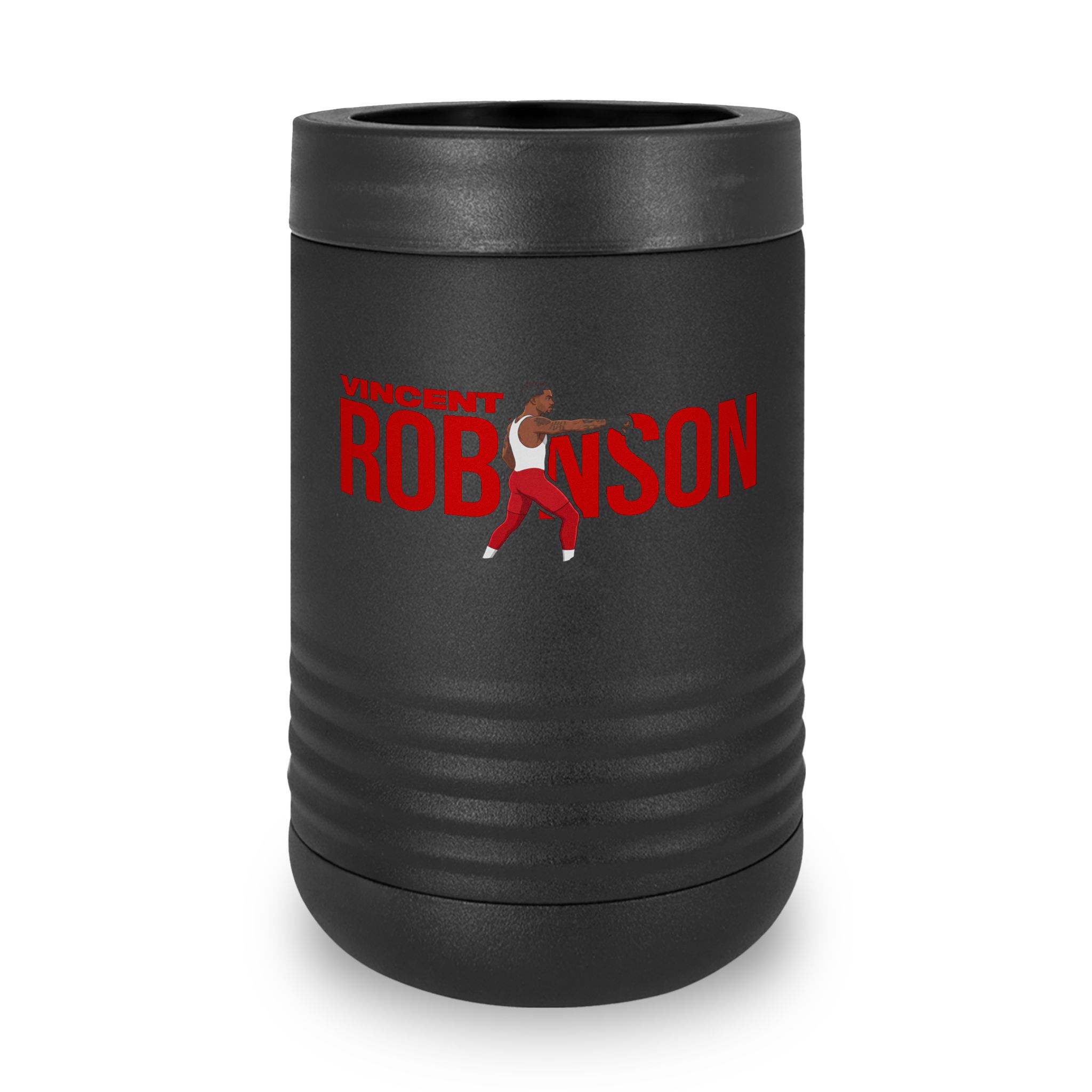 Stainless Can Cooler — character_player_name in Black