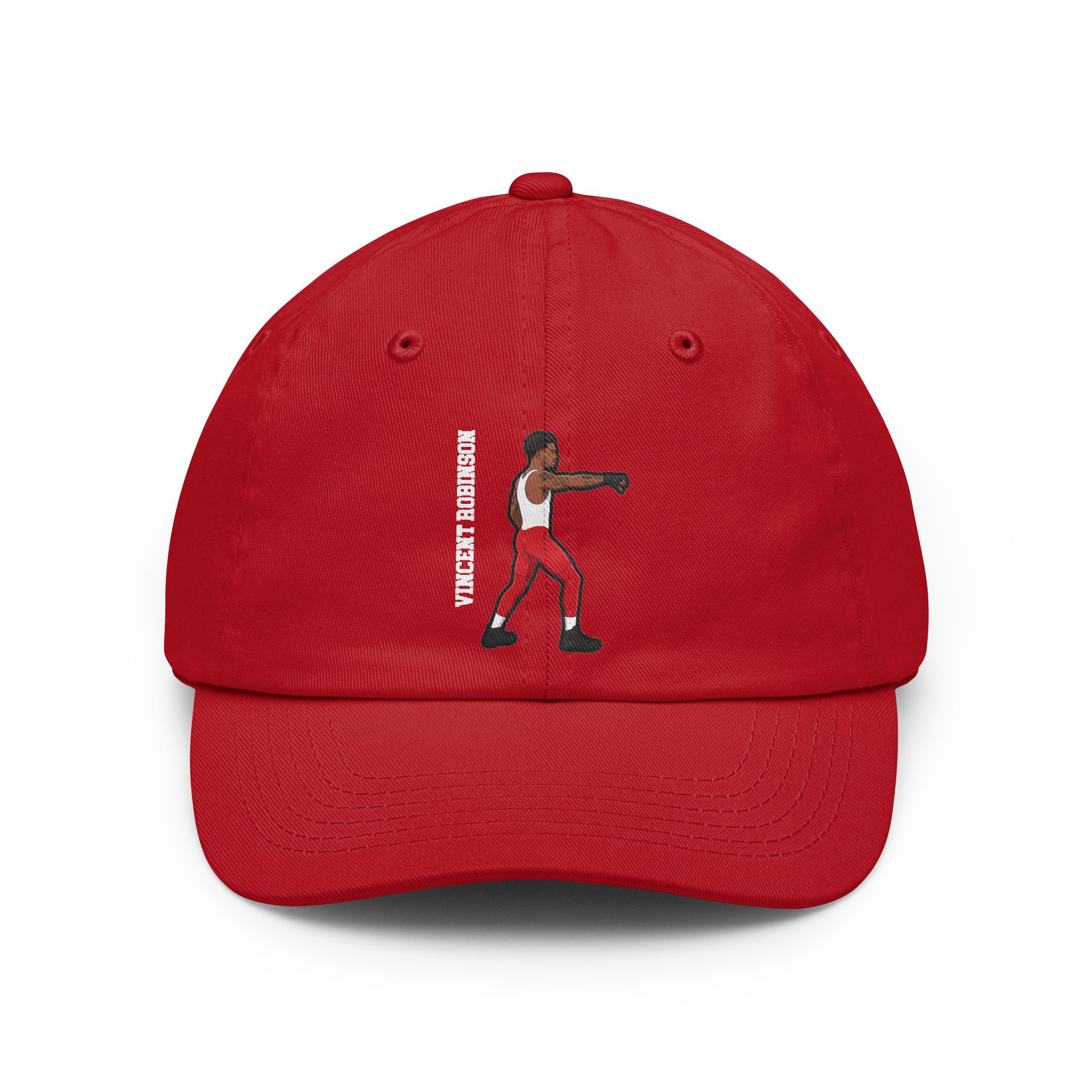 Classic Cap — character_name_vertical in Red