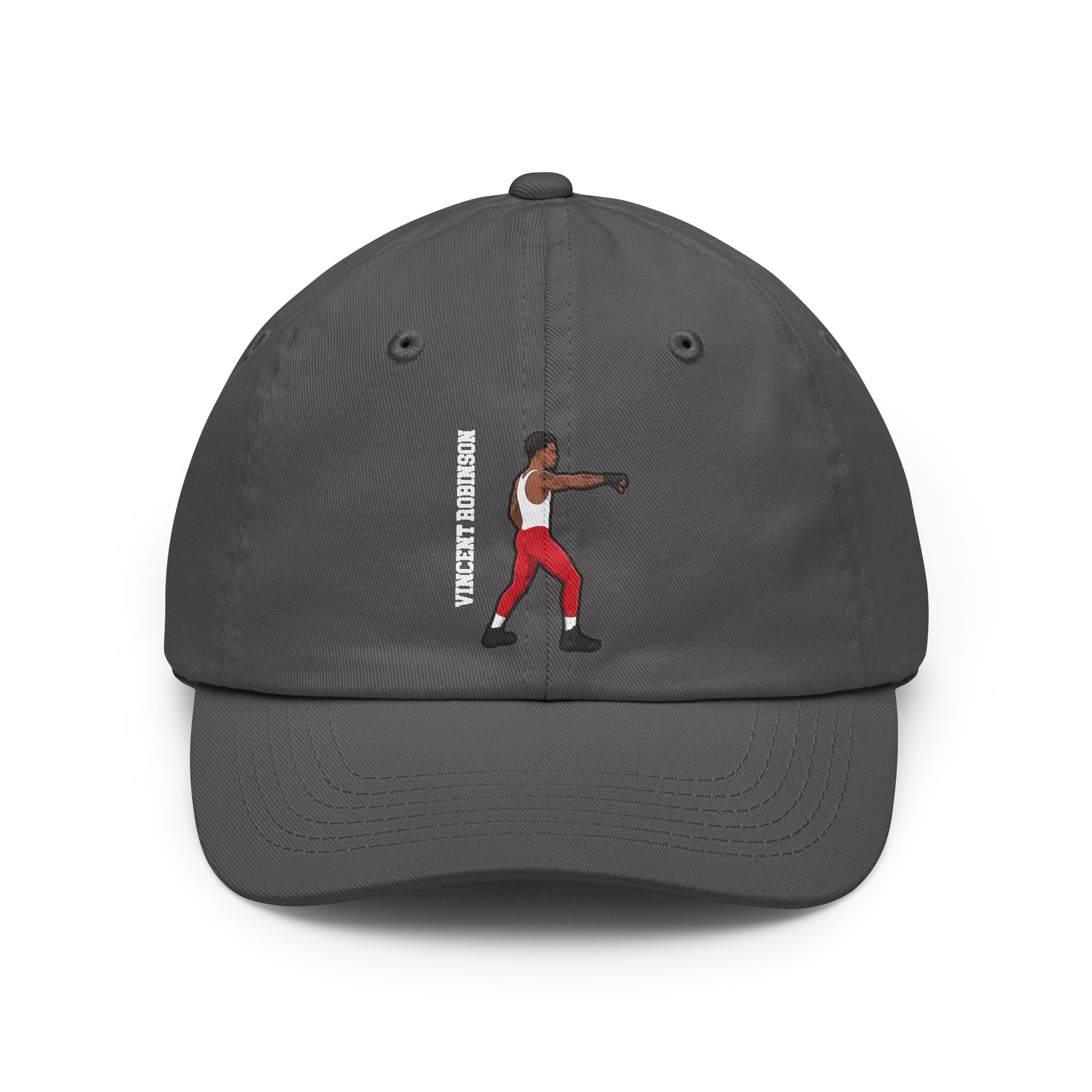 Classic Cap — character_name_vertical in Grey