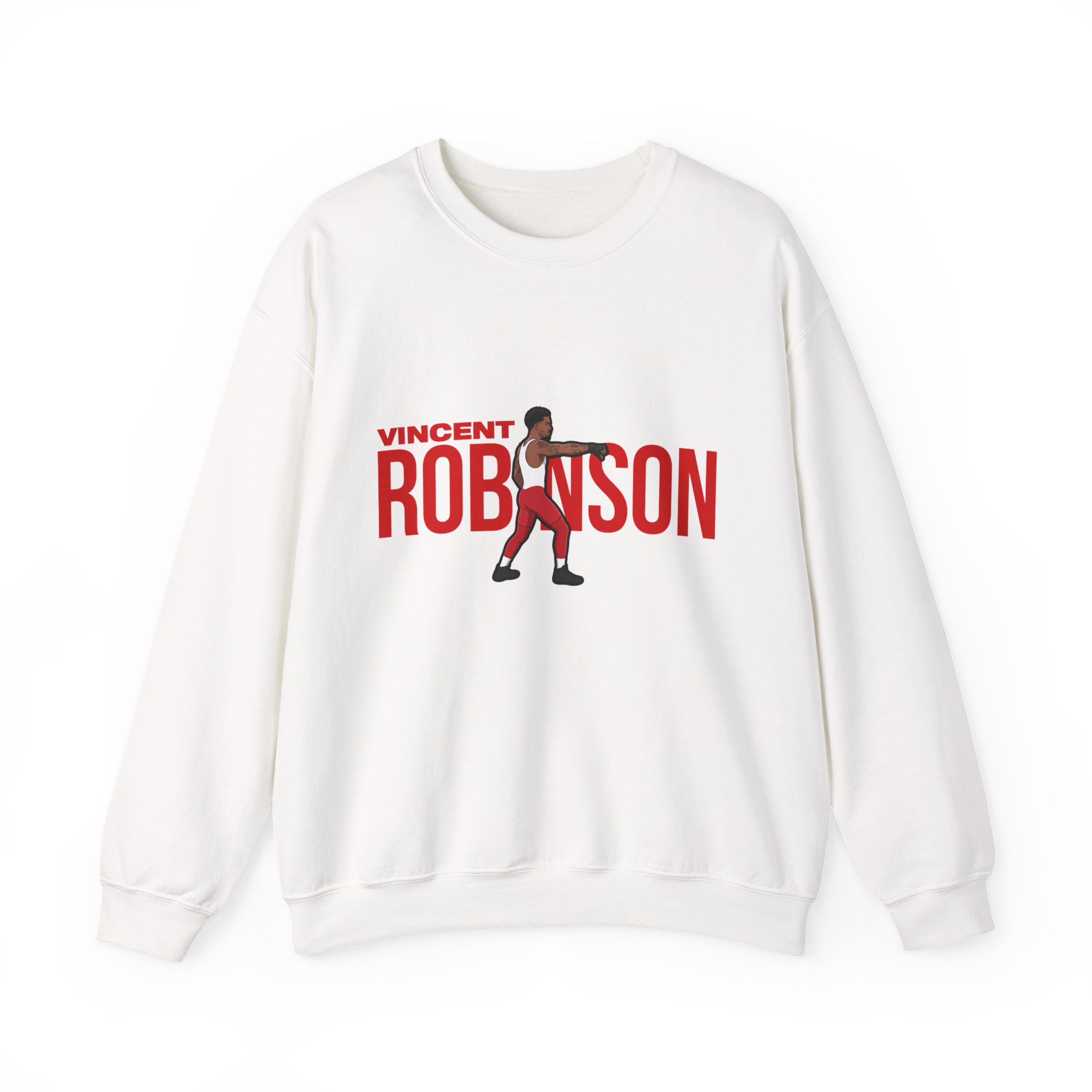 Crewneck Sweatshirt — character_player_name in White