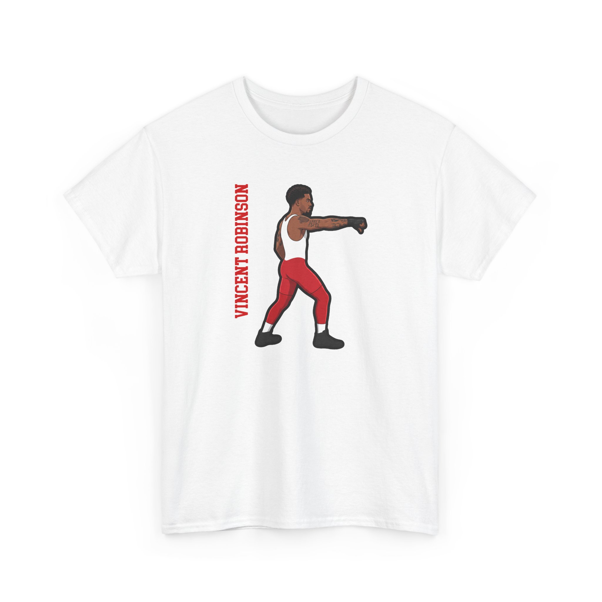 Tee — character_name_vertical in White