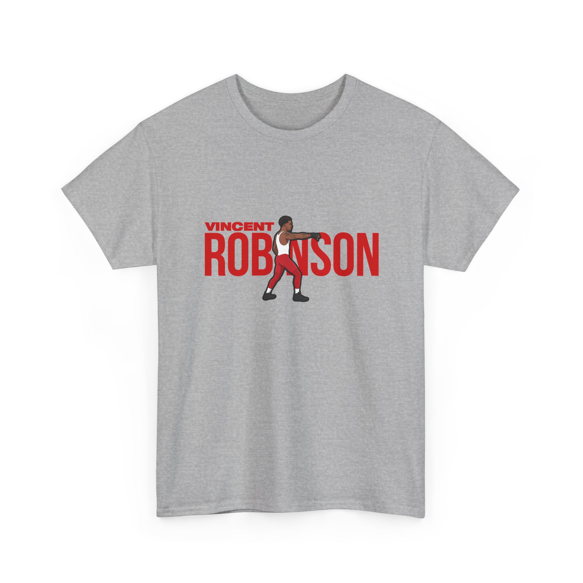 Tee — character_player_name in Grey