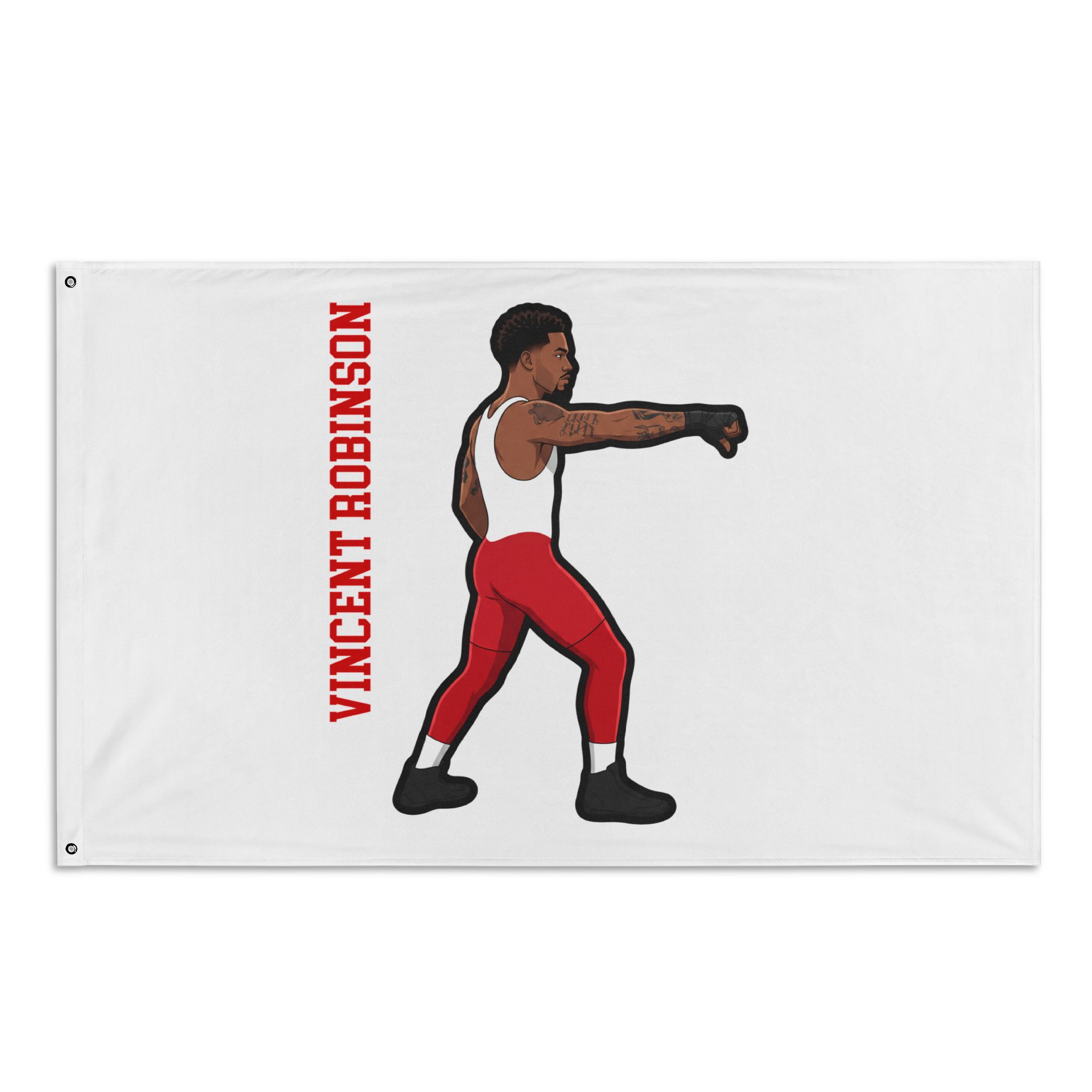 Flag (35 × 56 in) — character_name_vertical in Classic