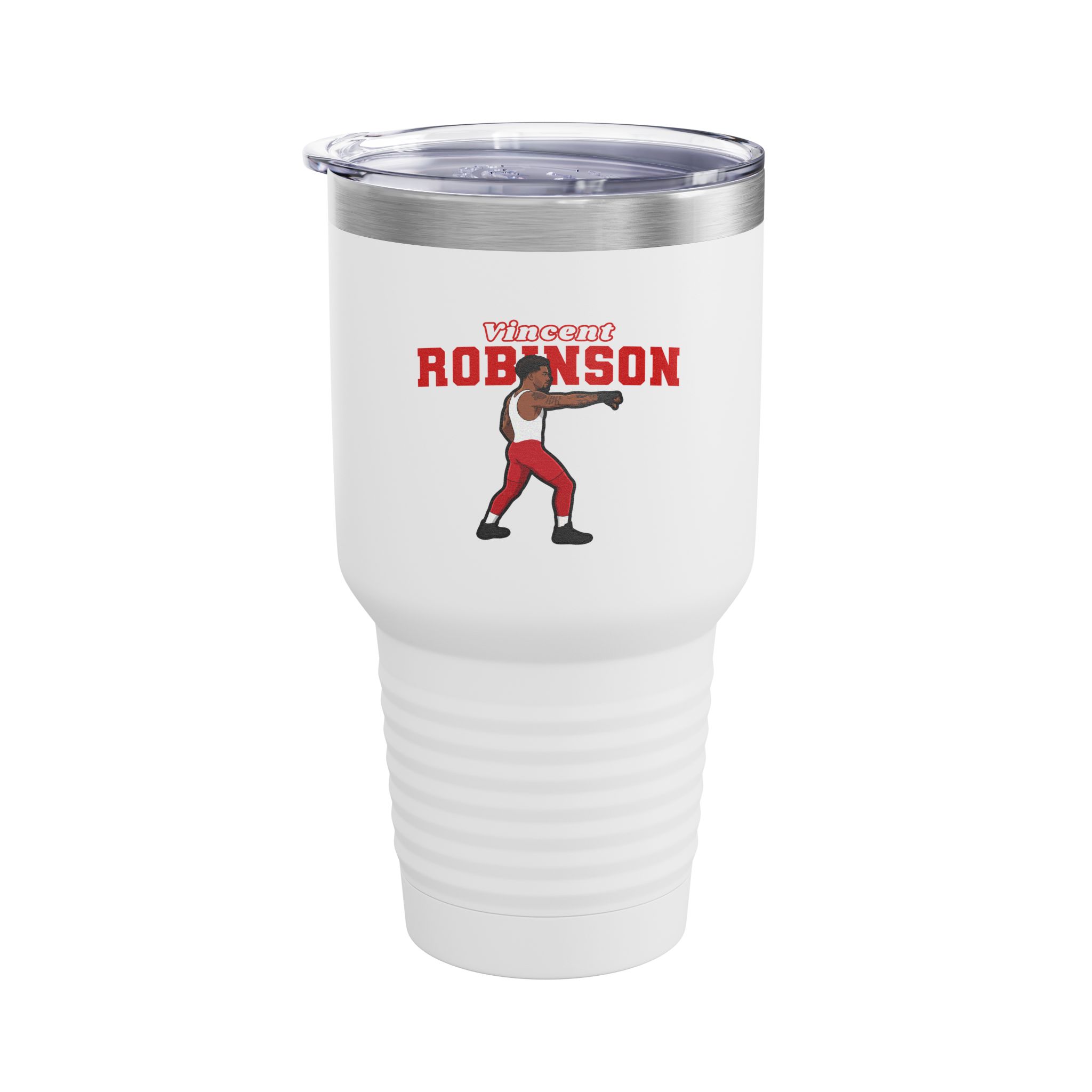 30oz Tumbler — character_name_arch in White