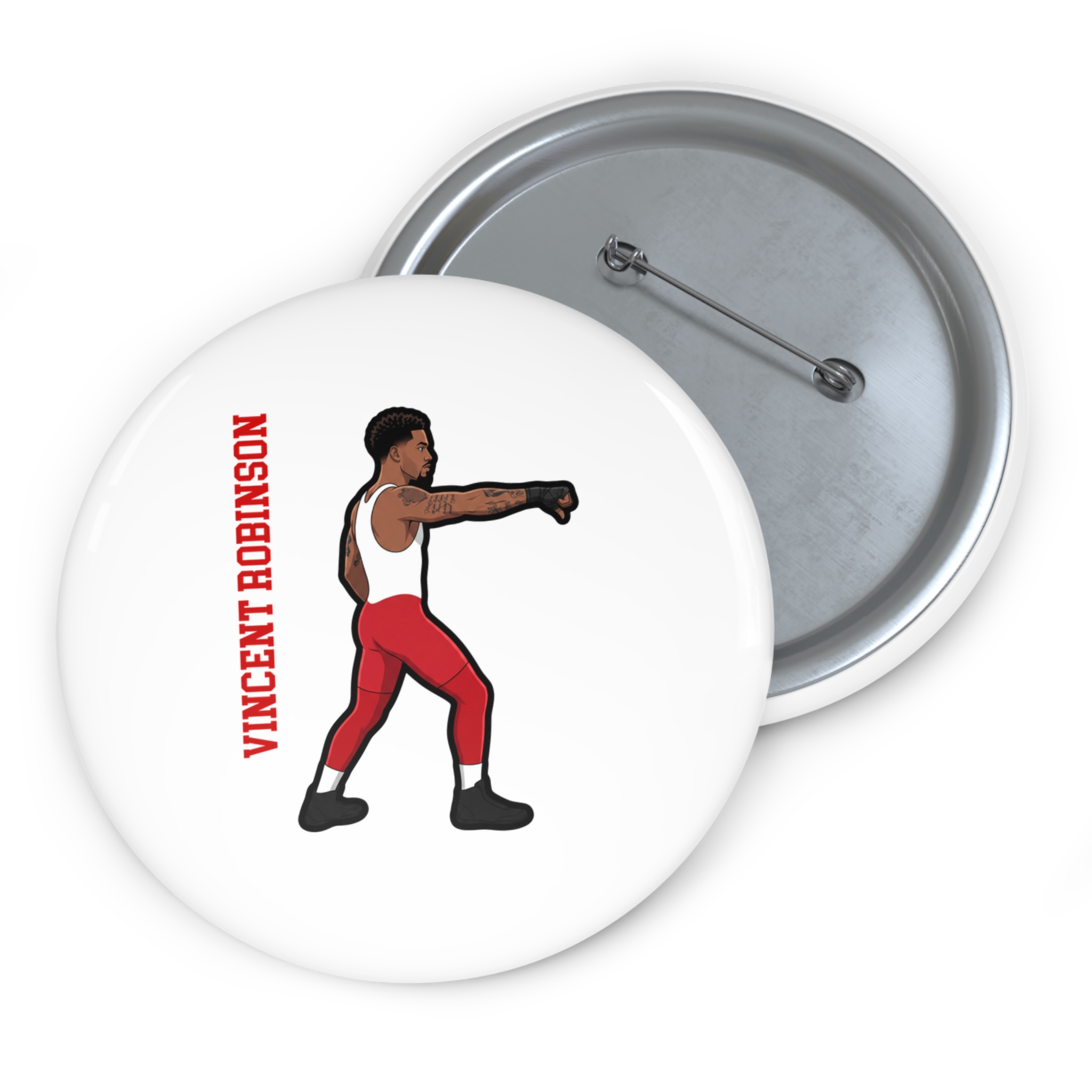 Game Day Pin — character_name_vertical in Classic