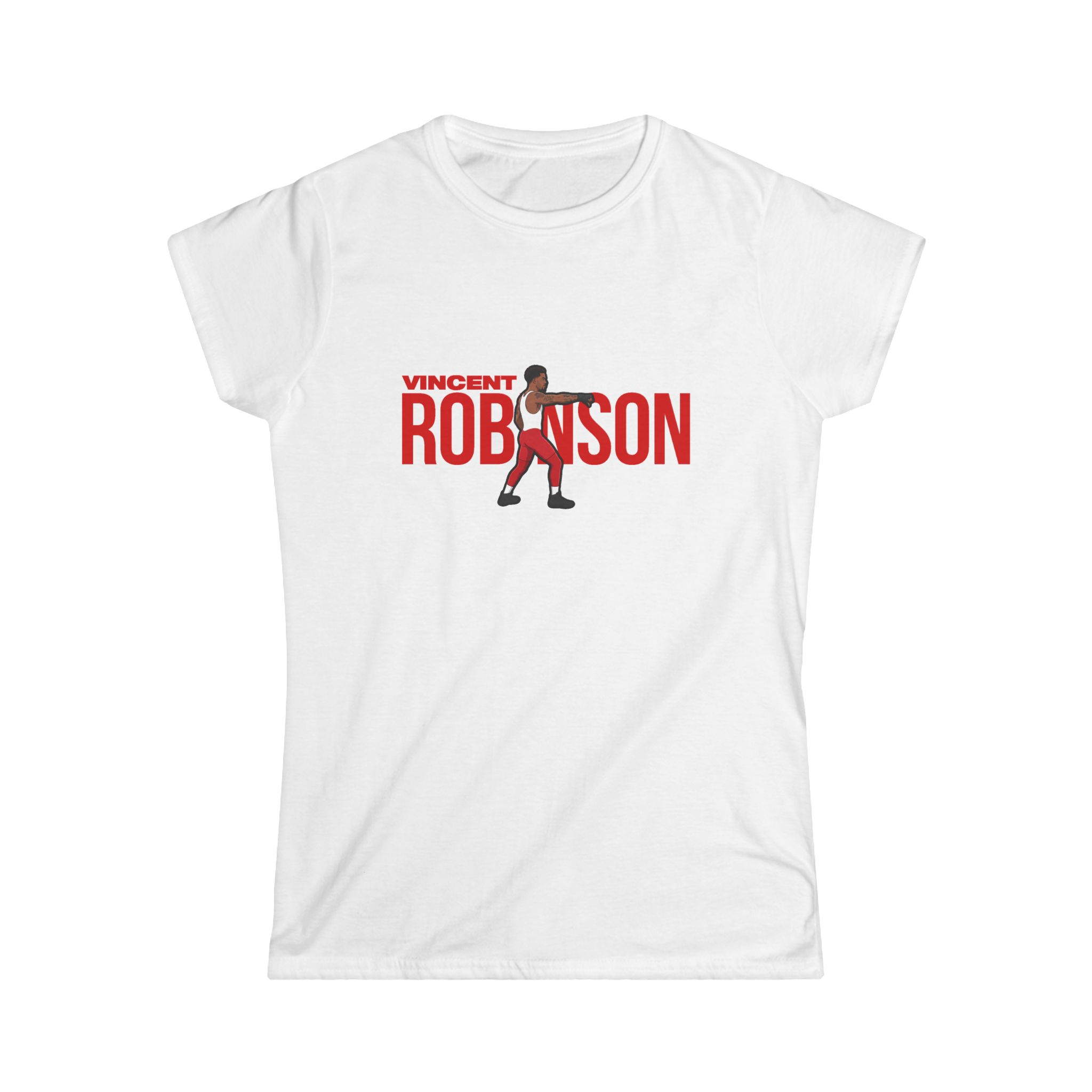 Women's Softstyle Tee — character_player_name in White