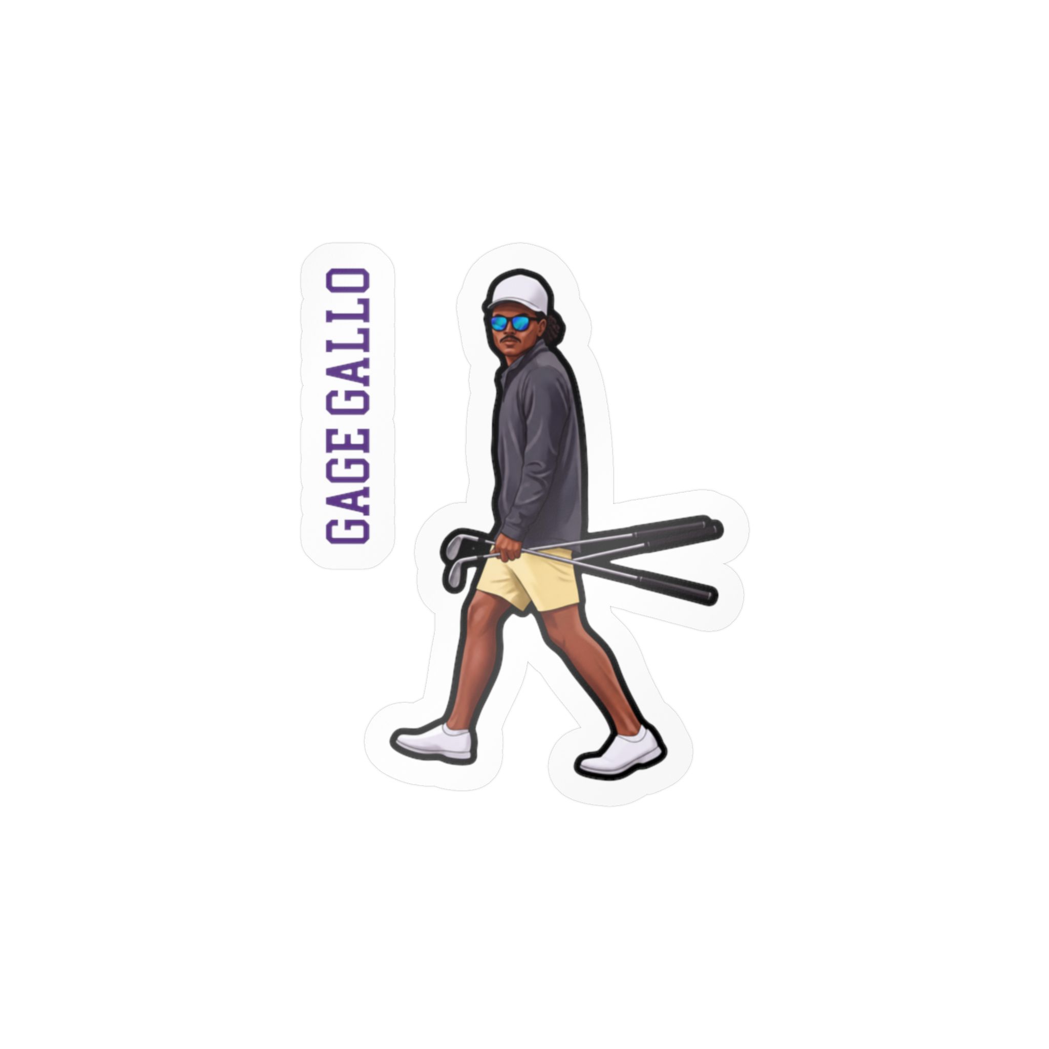 Vinyl Sticker — character_name_vertical in Classic