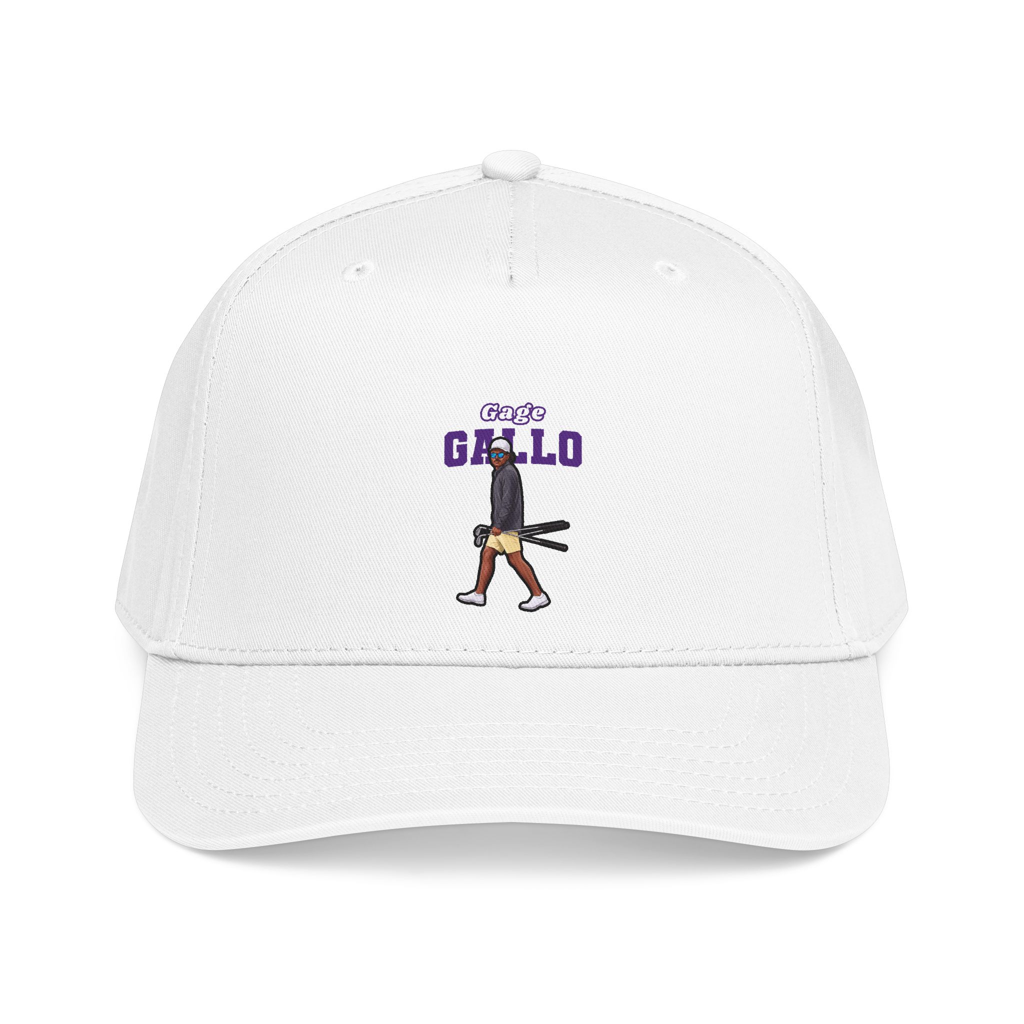 Baseball Cap — character_name_arch in White