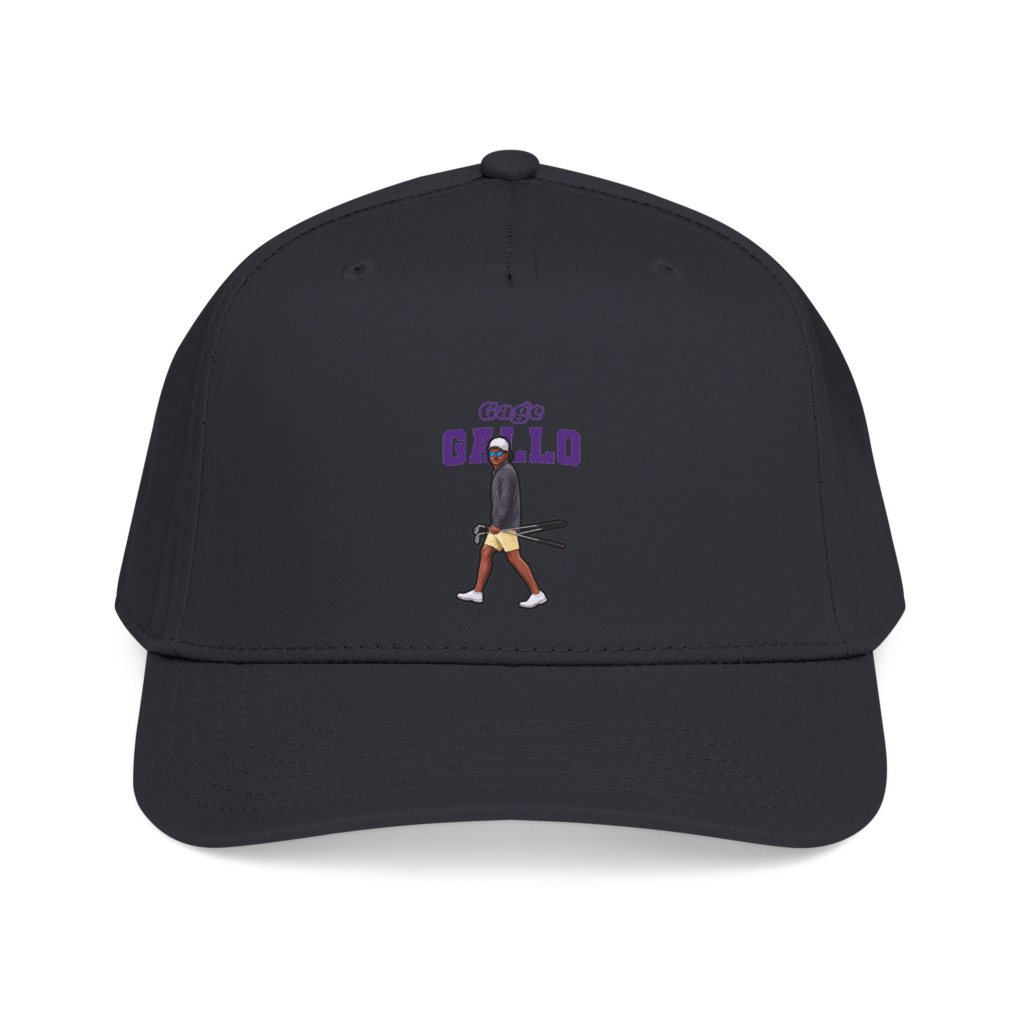 Baseball Cap — character_name_arch in Black