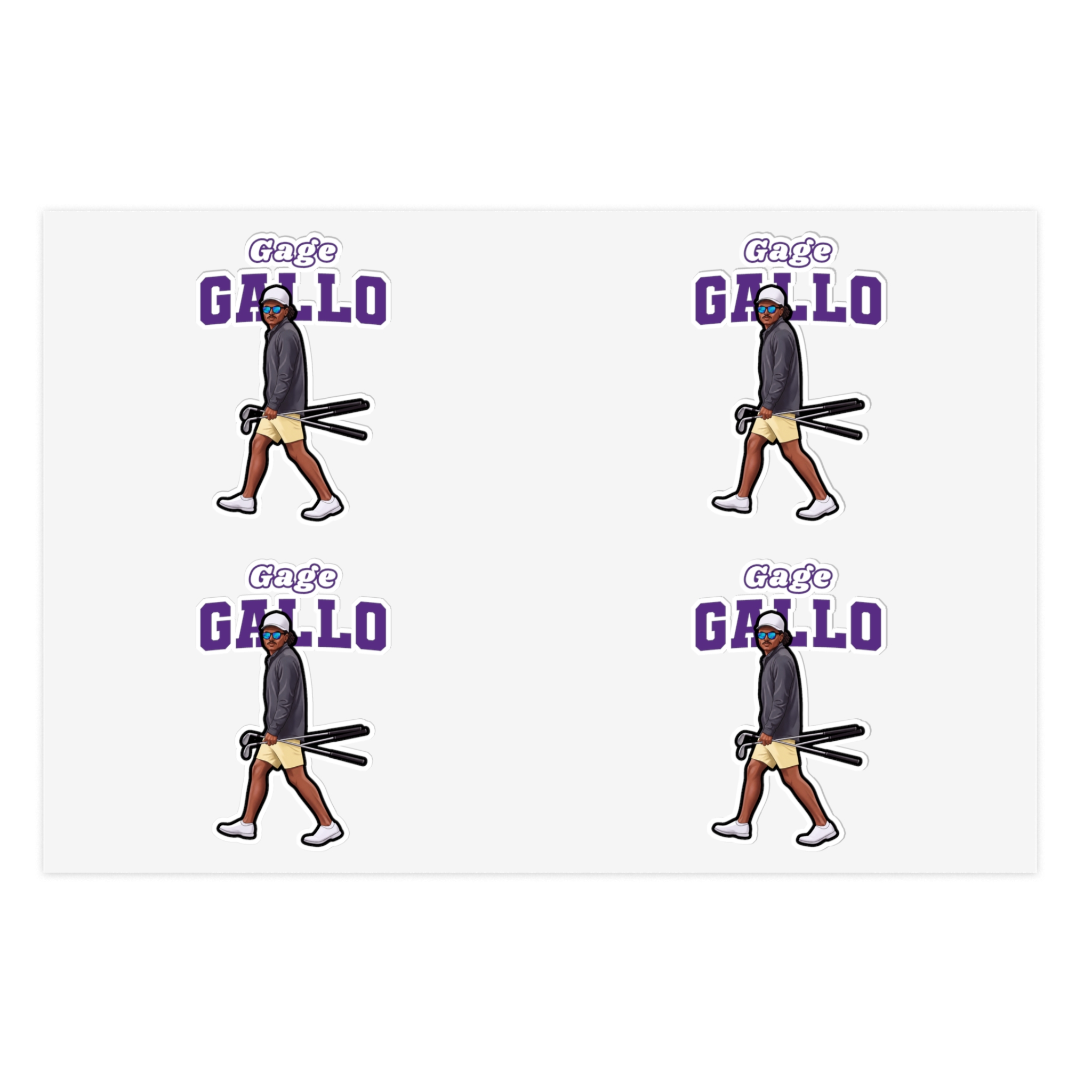 Sticker Sheet — character_name_arch in Classic