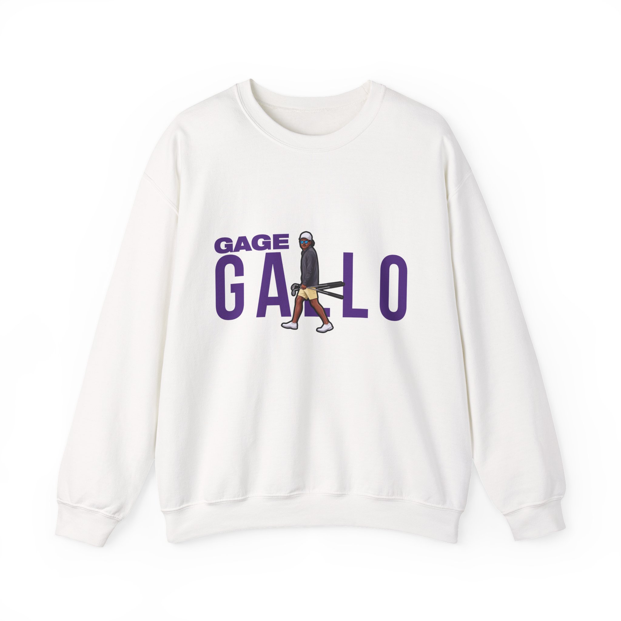 Crewneck Sweatshirt — character_player_name in White
