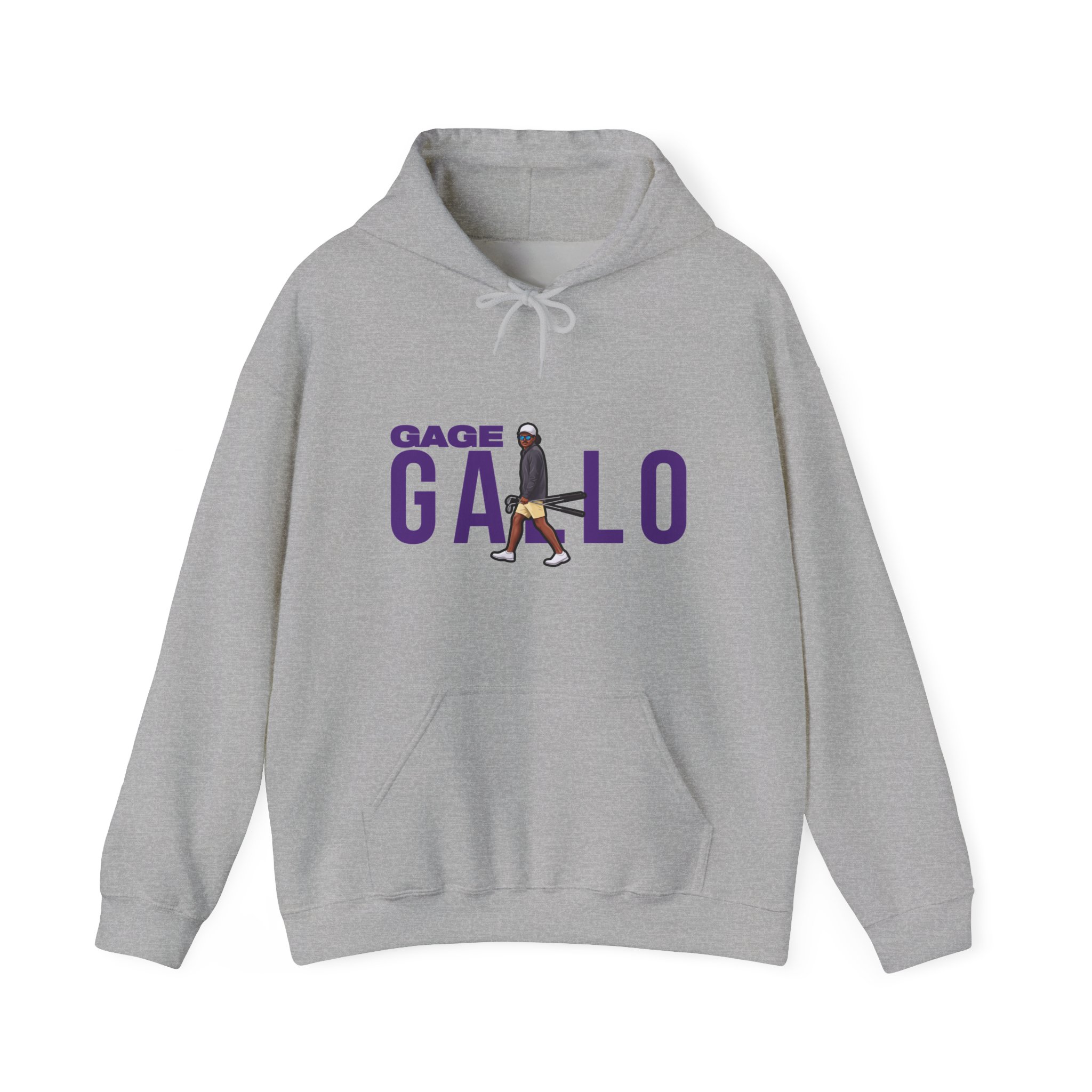 Hoodie — character_player_name in Grey