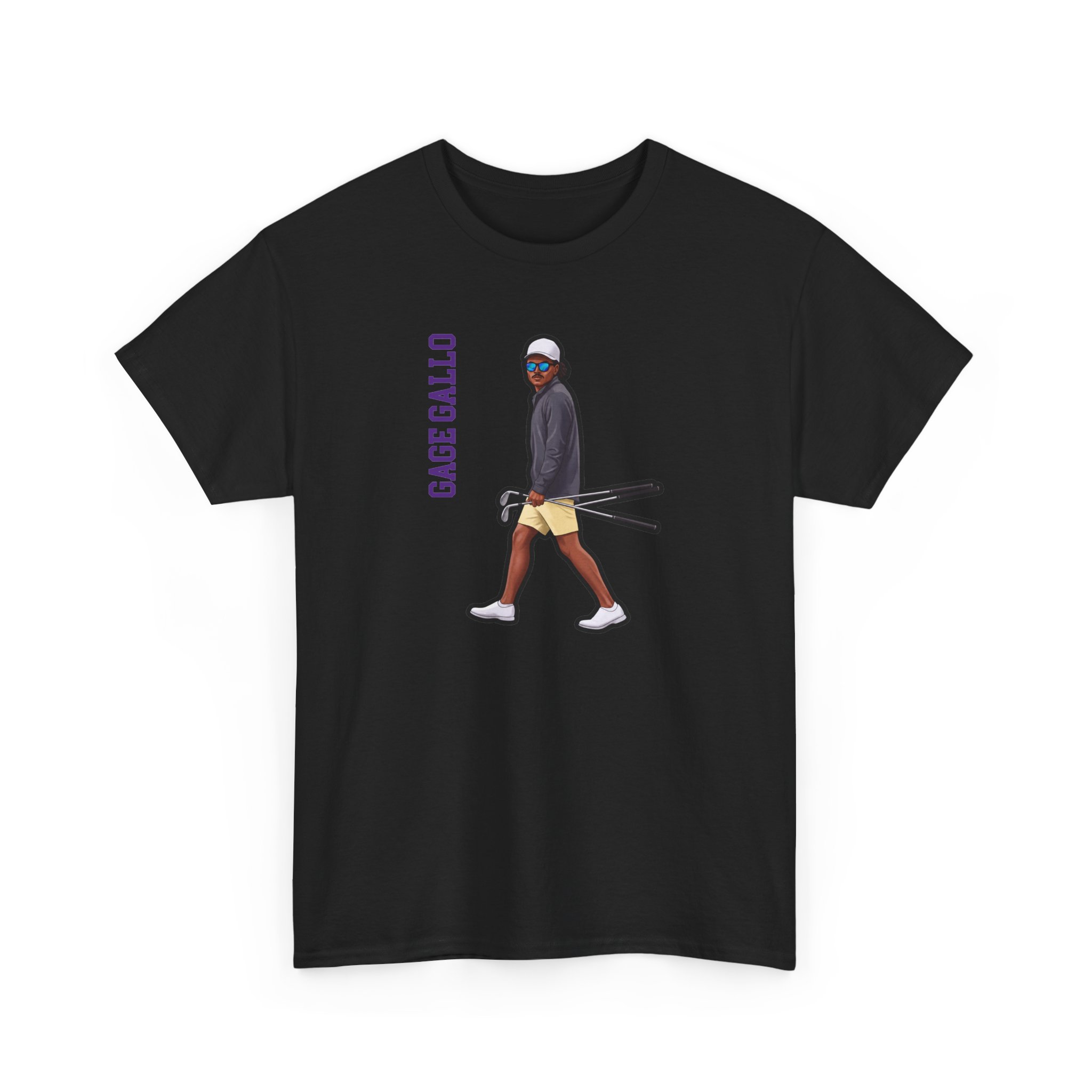 Tee — character_name_vertical in Black