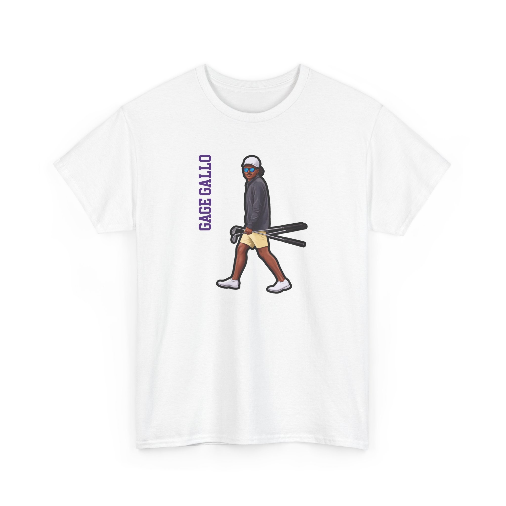 Tee — character_name_vertical in White