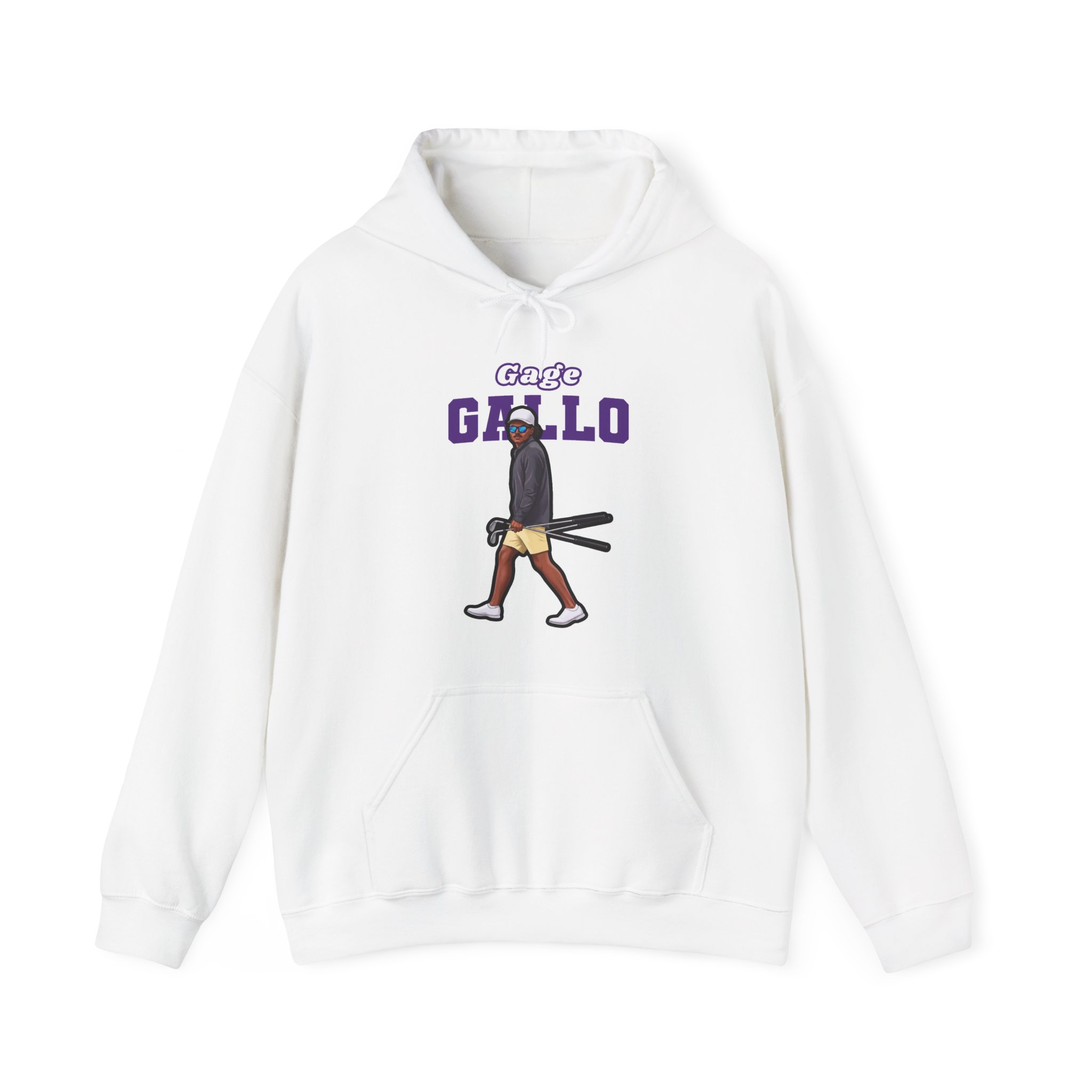Hoodie — character_name_arch in White