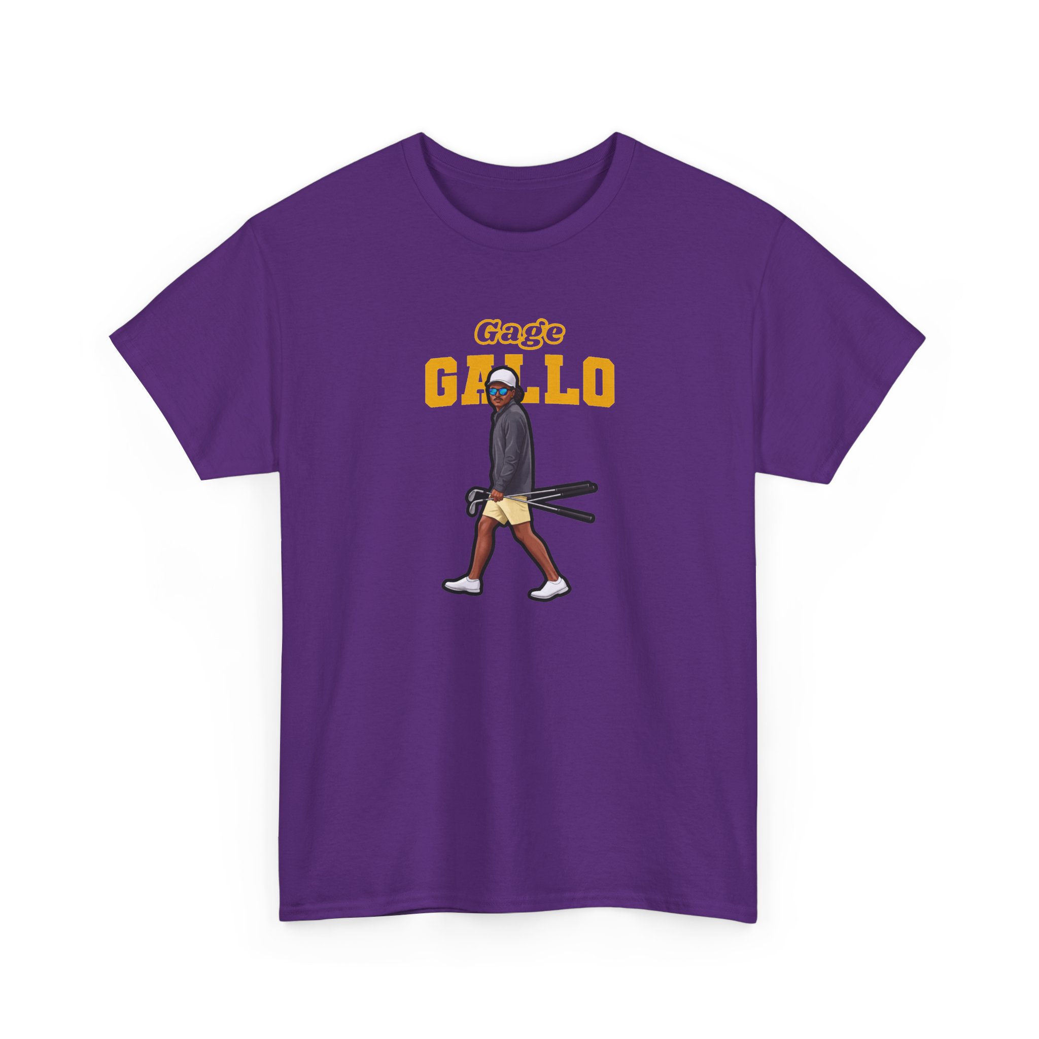 Tee — character_name_arch in Purple