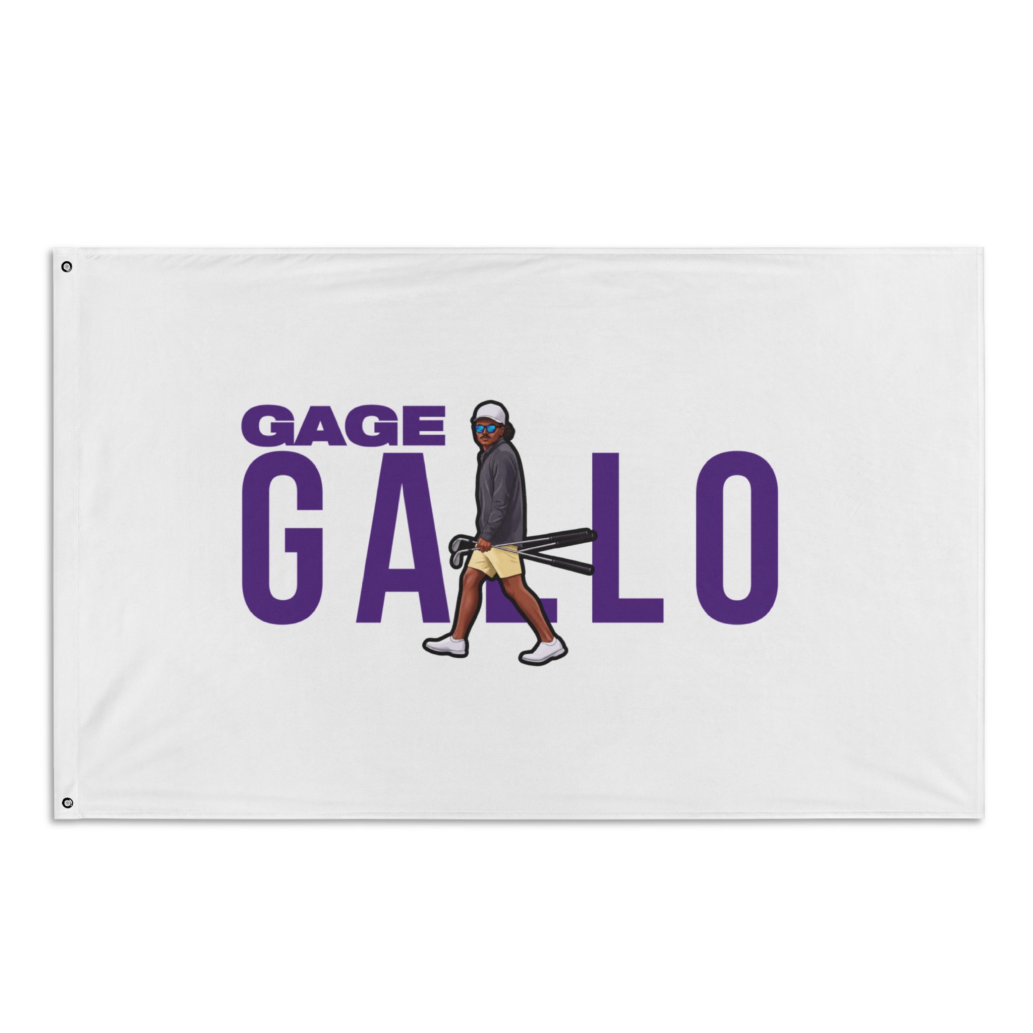 Flag (35 × 56 in) — character_player_name in Classic