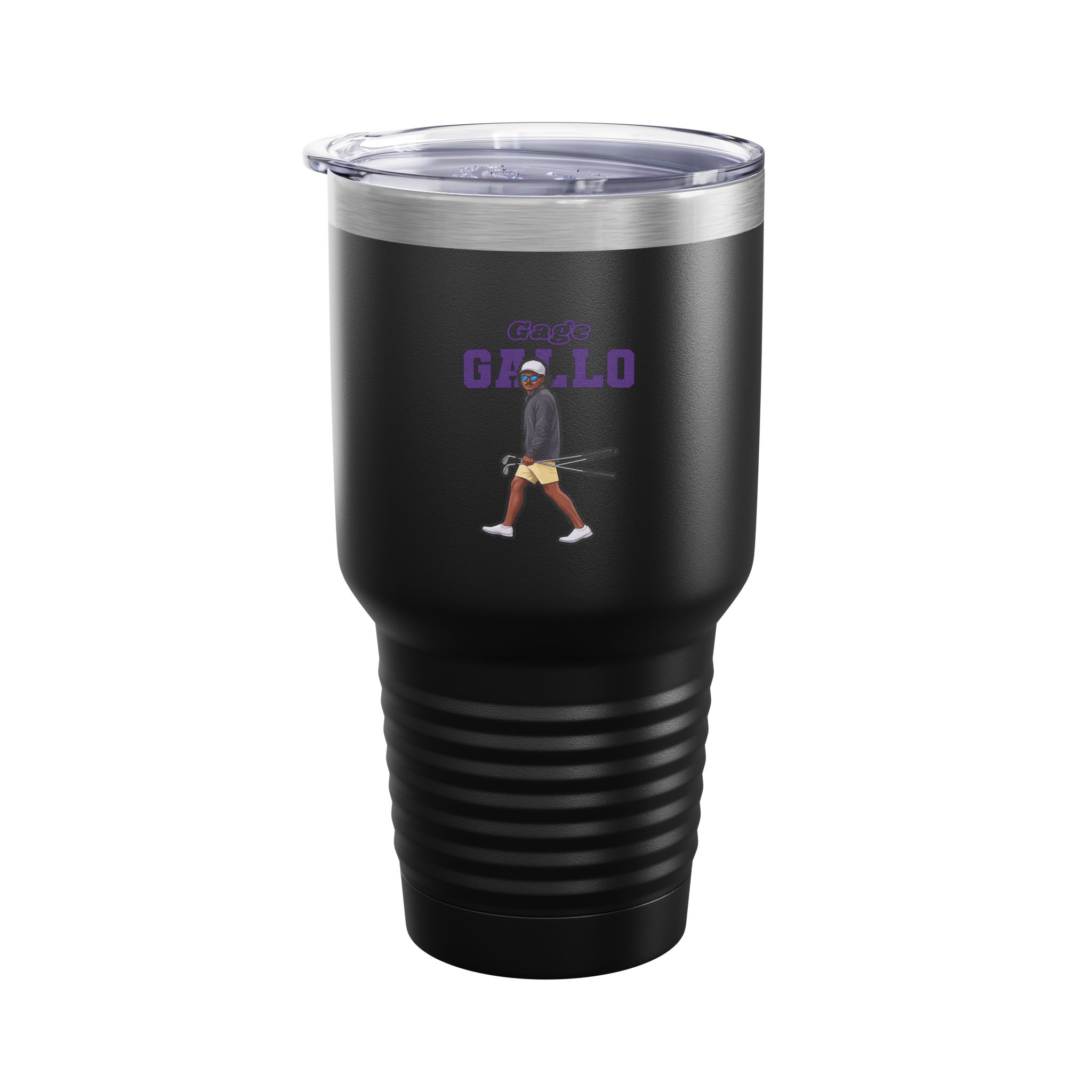 30oz Tumbler — character_name_arch in Black