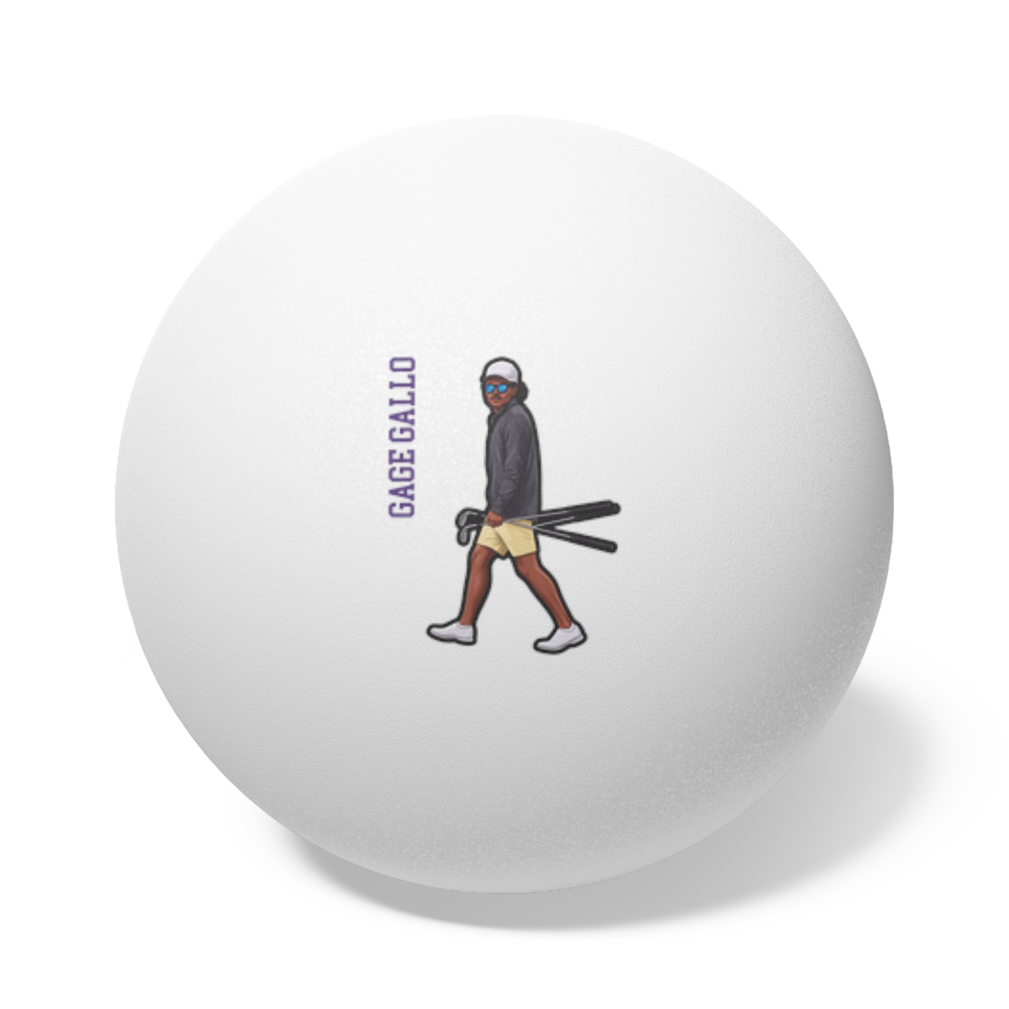 Ping Pong Balls, 6 pcs — character_name_vertical in White