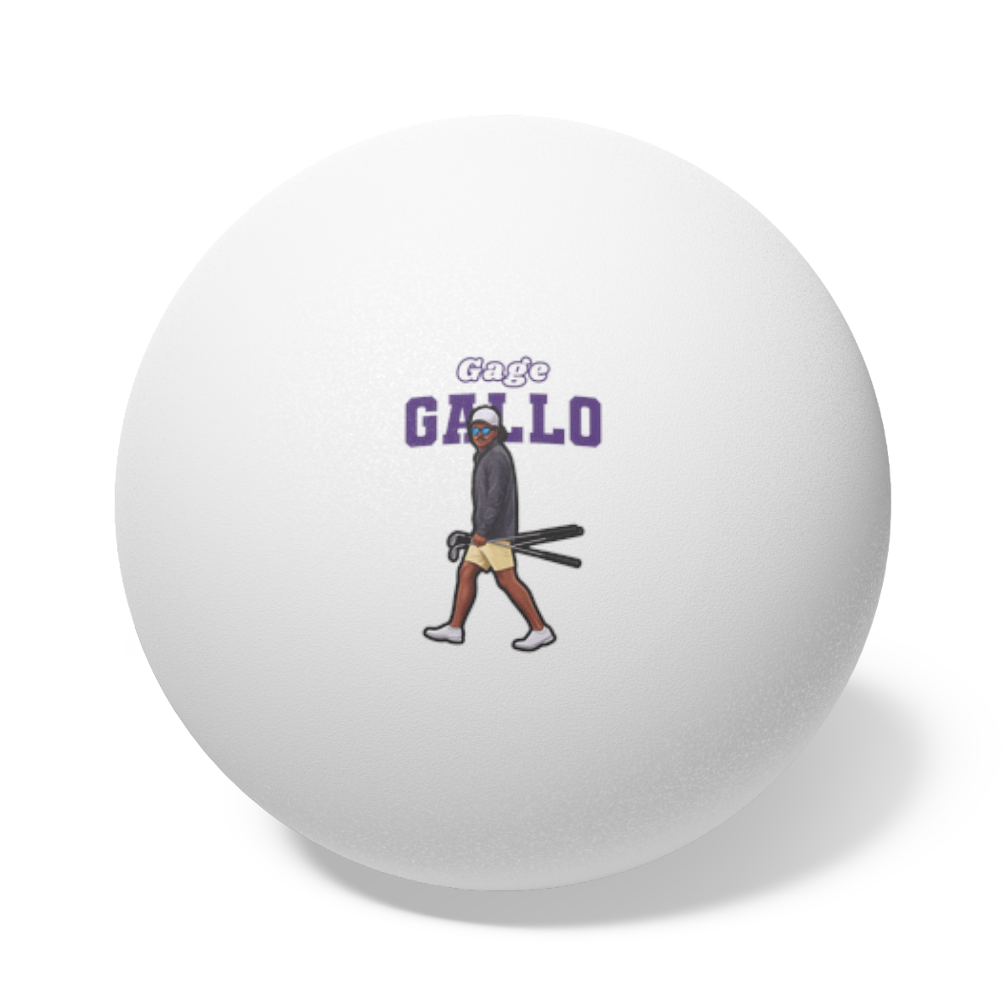 Ping Pong Balls, 6 pcs — character_name_arch in White