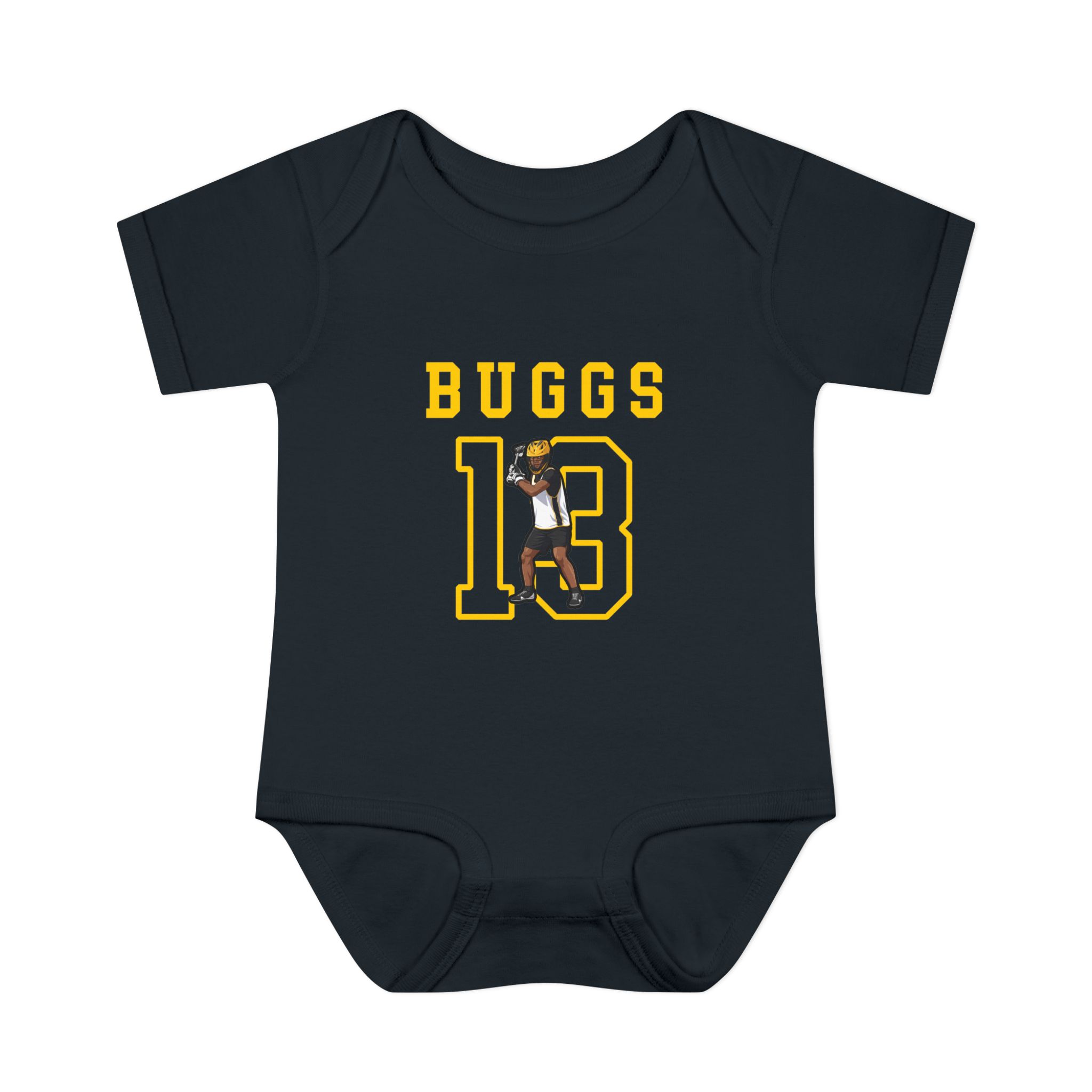 Baby Onesie — character_shirsey in Black