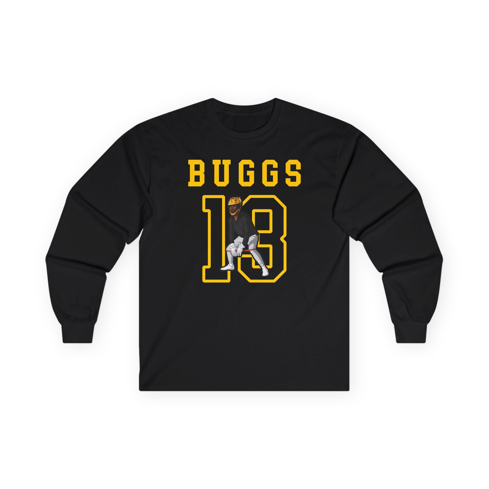 Long Sleeve Tee — character_shirsey in Black