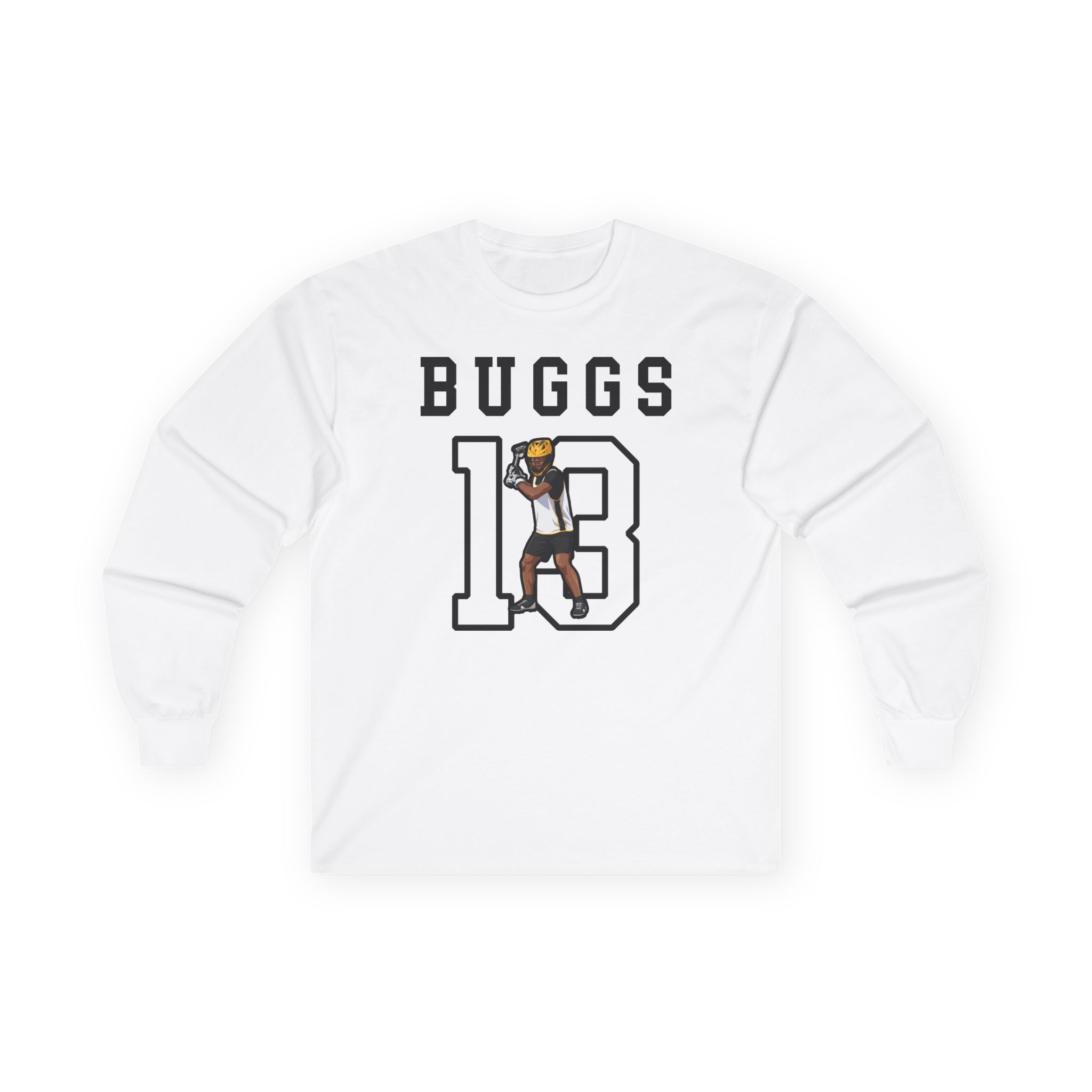 Long Sleeve Tee — character_shirsey in White