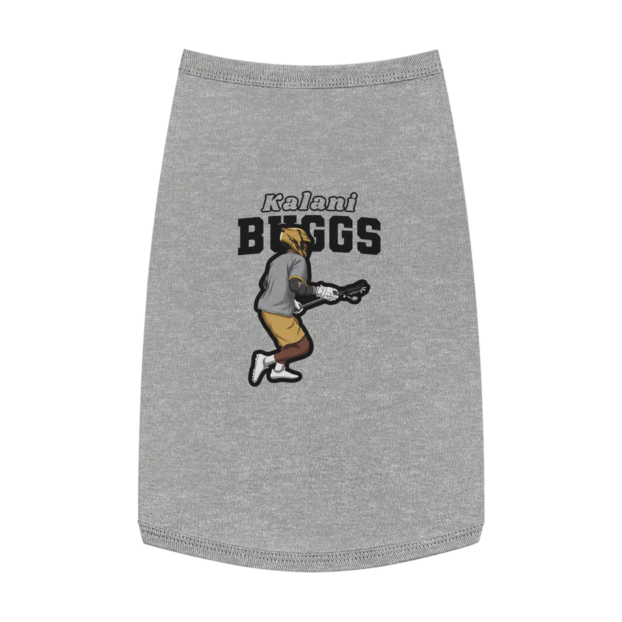 Pet Tank Top — character_name_arch in White
