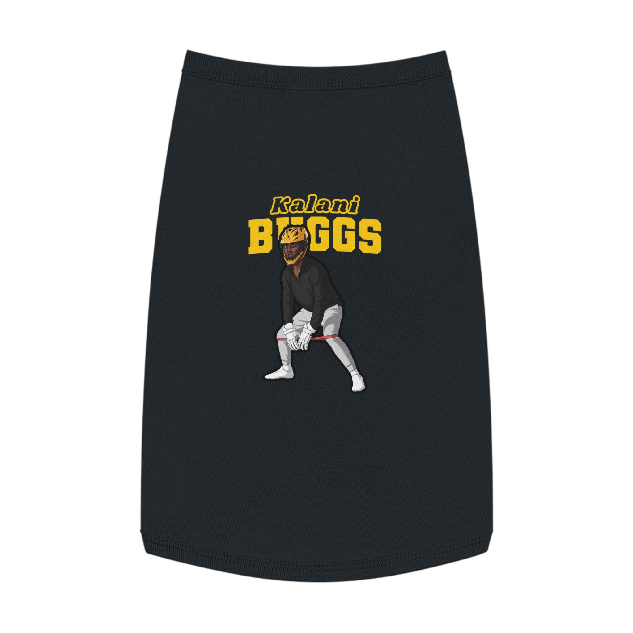 Pet Tank Top — character_name_arch in Black