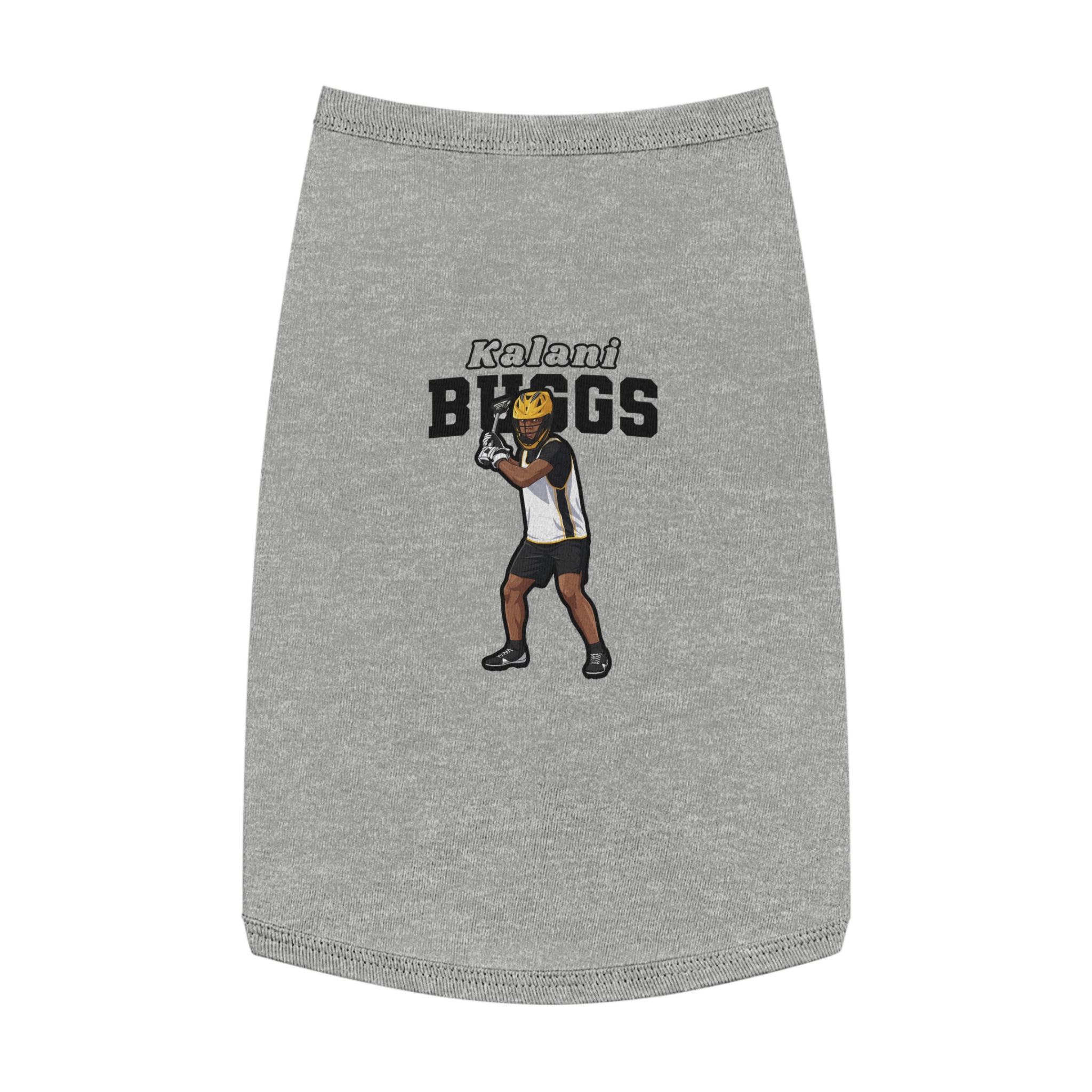 Pet Tank Top — character_name_arch in White