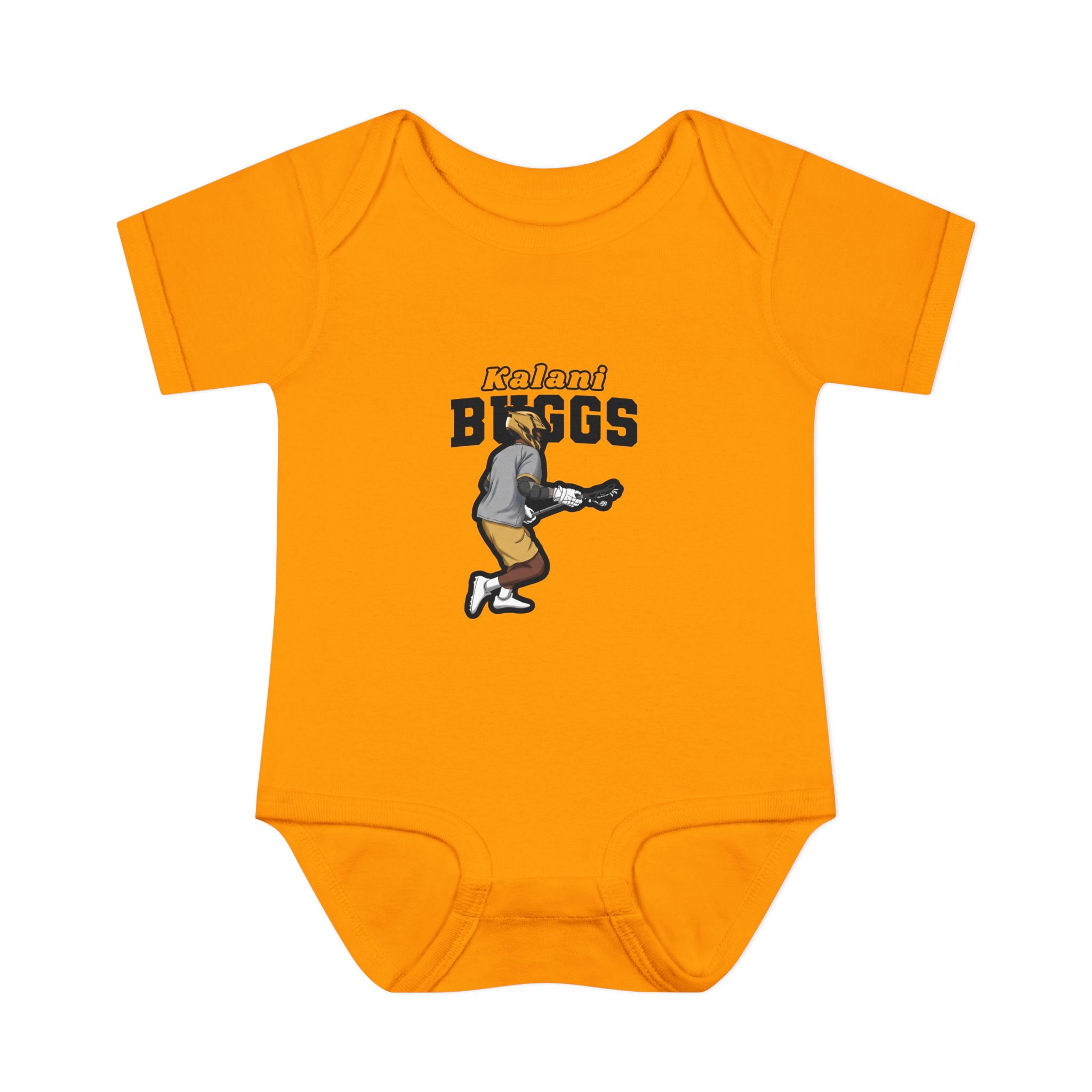 Baby Onesie — character_name_arch in Gold
