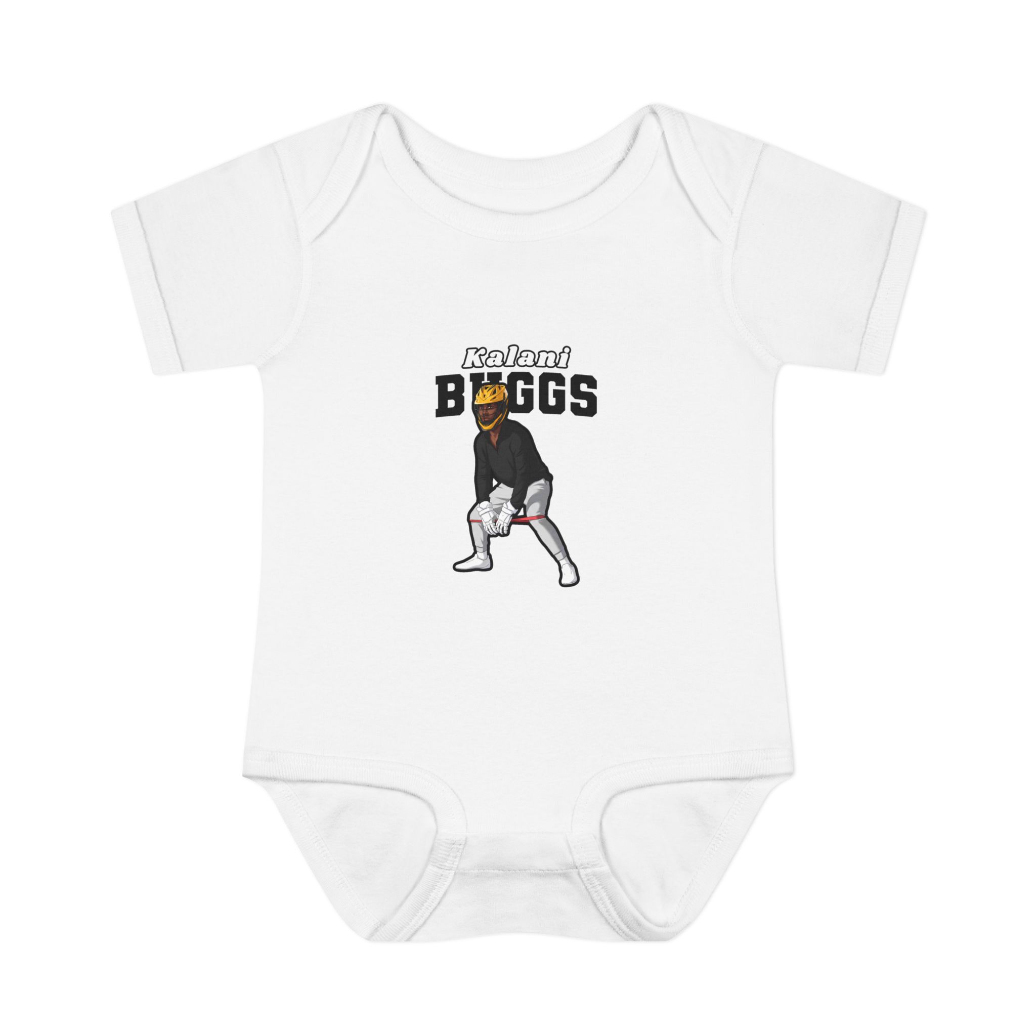 Baby Onesie — character_name_arch in White