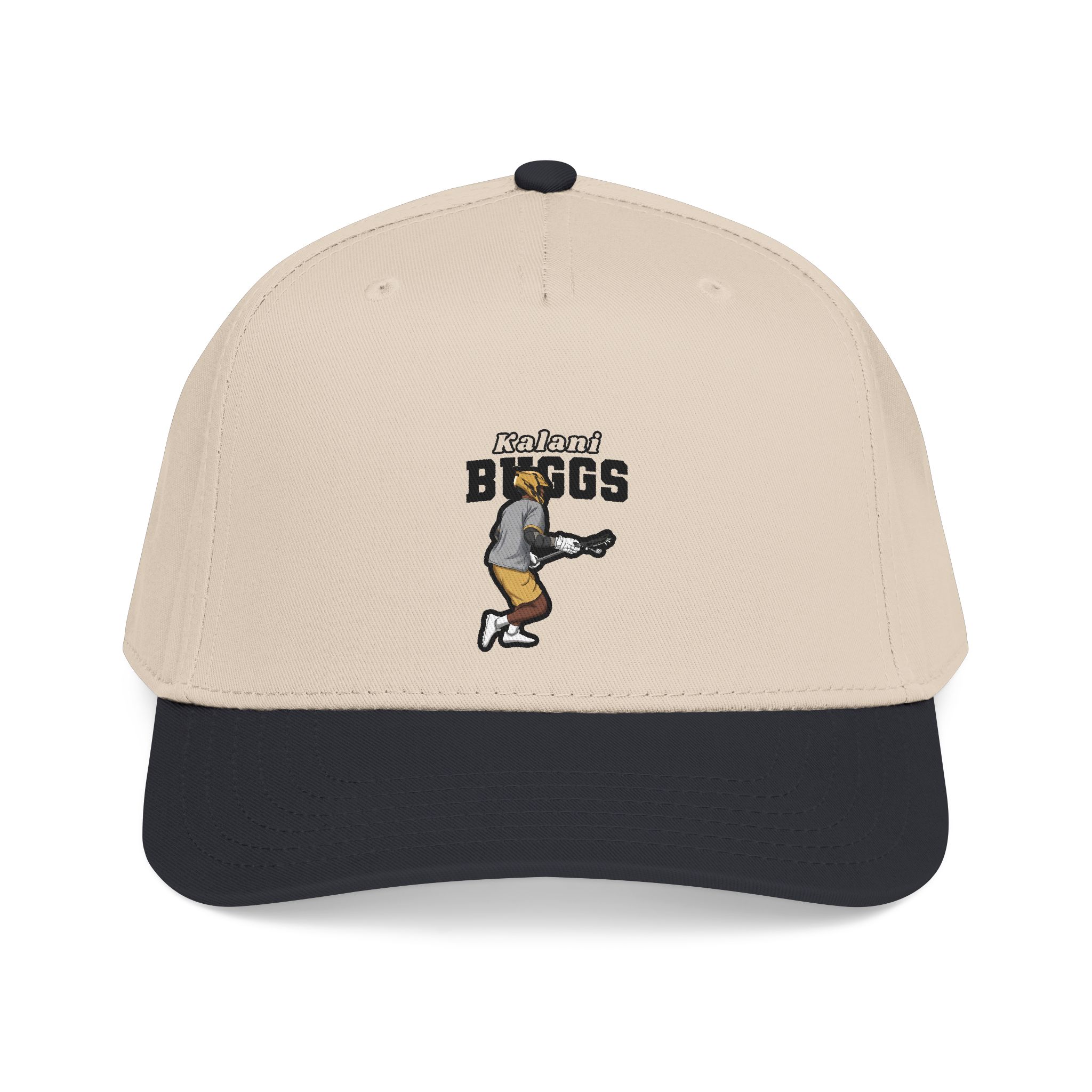Baseball Cap — character_name_arch in Black / Natural