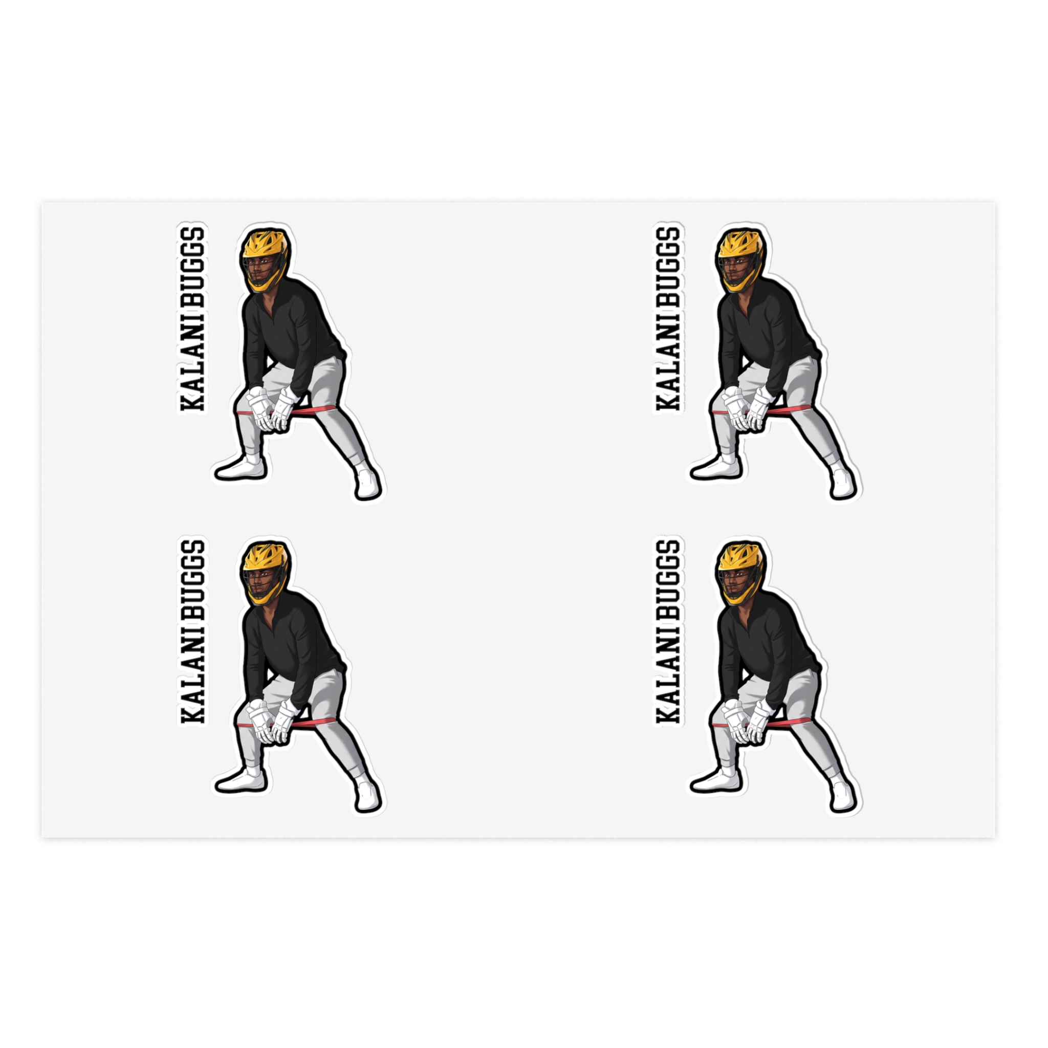 Sticker Sheet — character_name_vertical in Classic