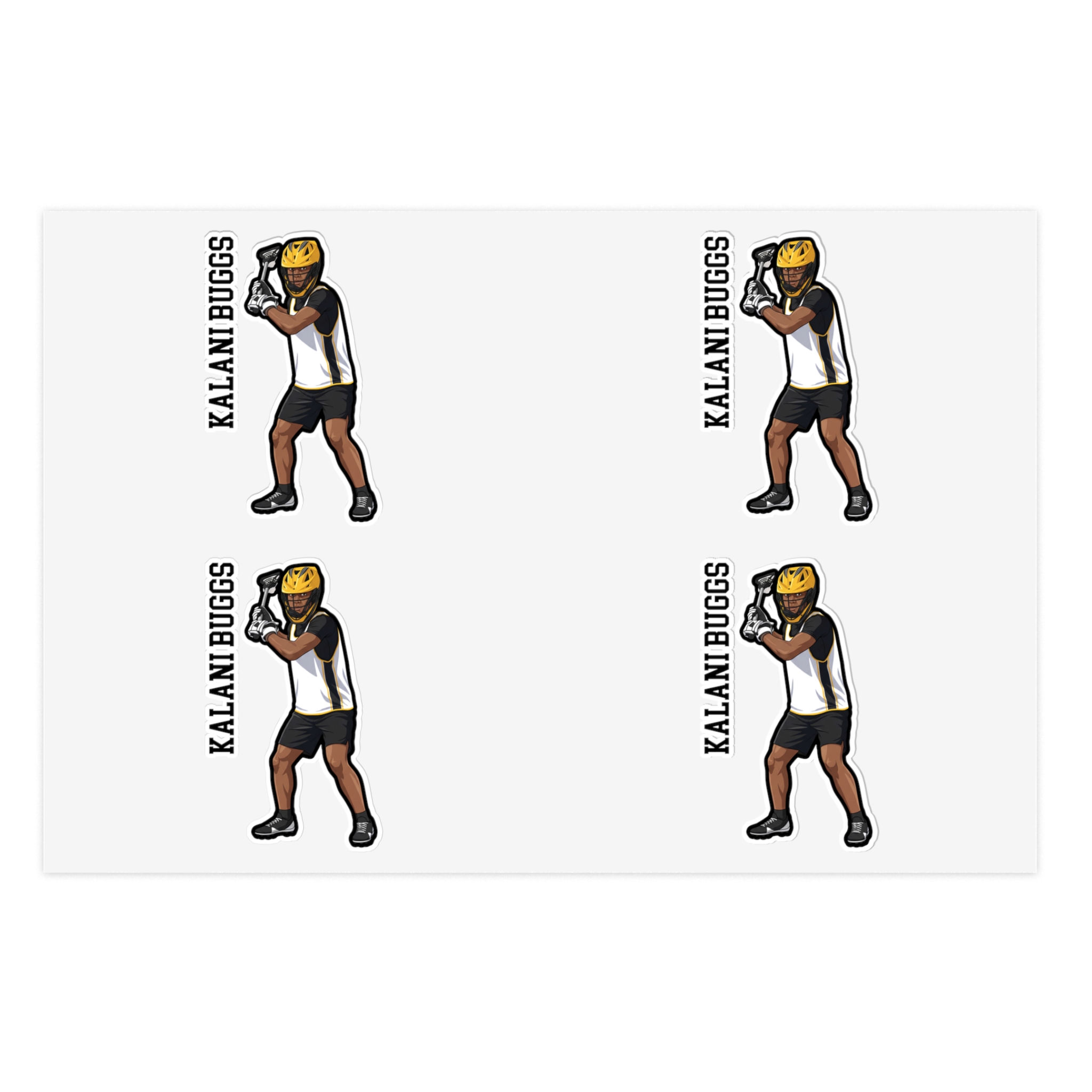 Sticker Sheet — character_name_vertical in Classic