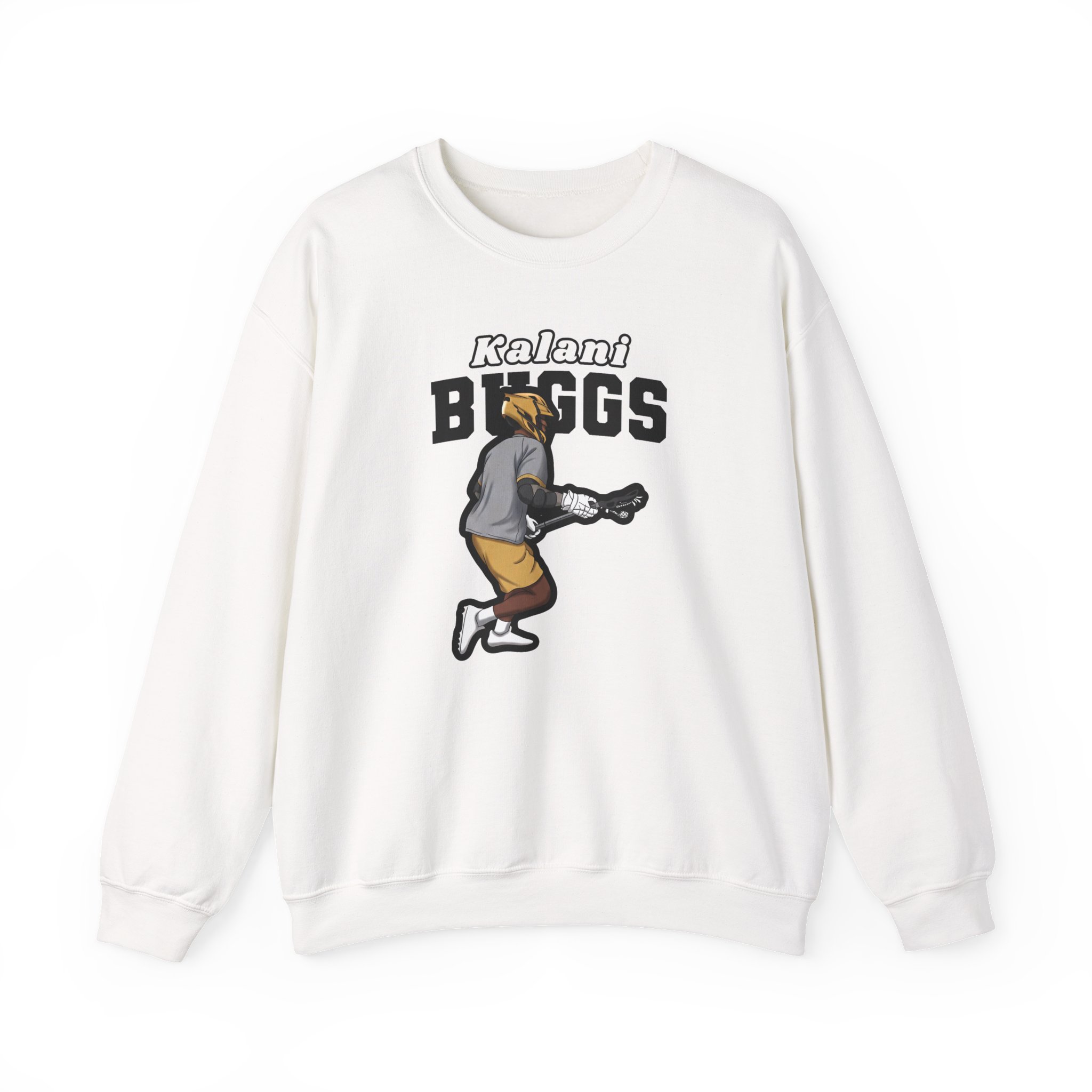 Crewneck Sweatshirt — character_name_arch in White
