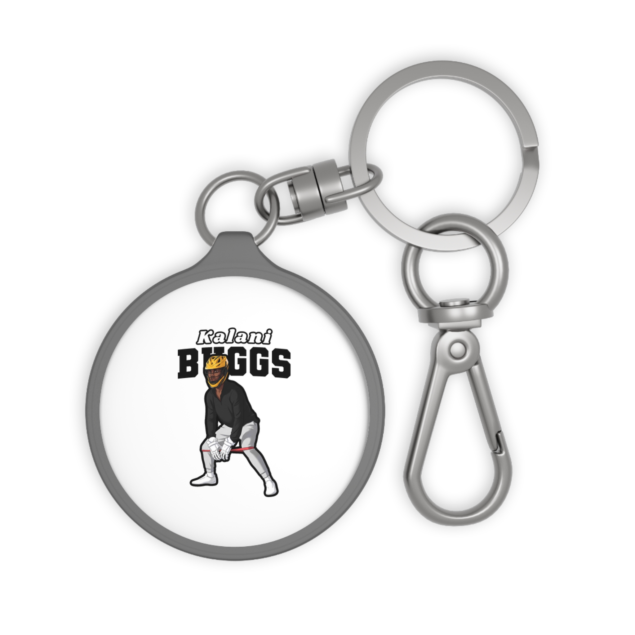 Keychain — character_name_arch in Grey