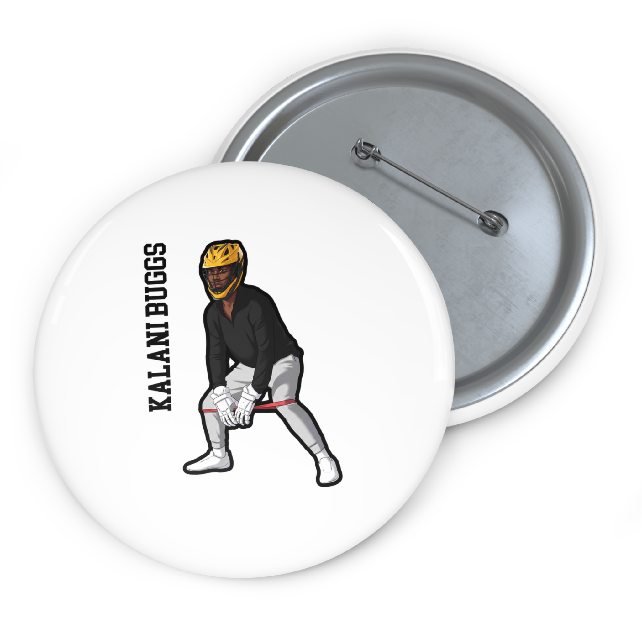 Game Day Pin — character_name_vertical in Classic