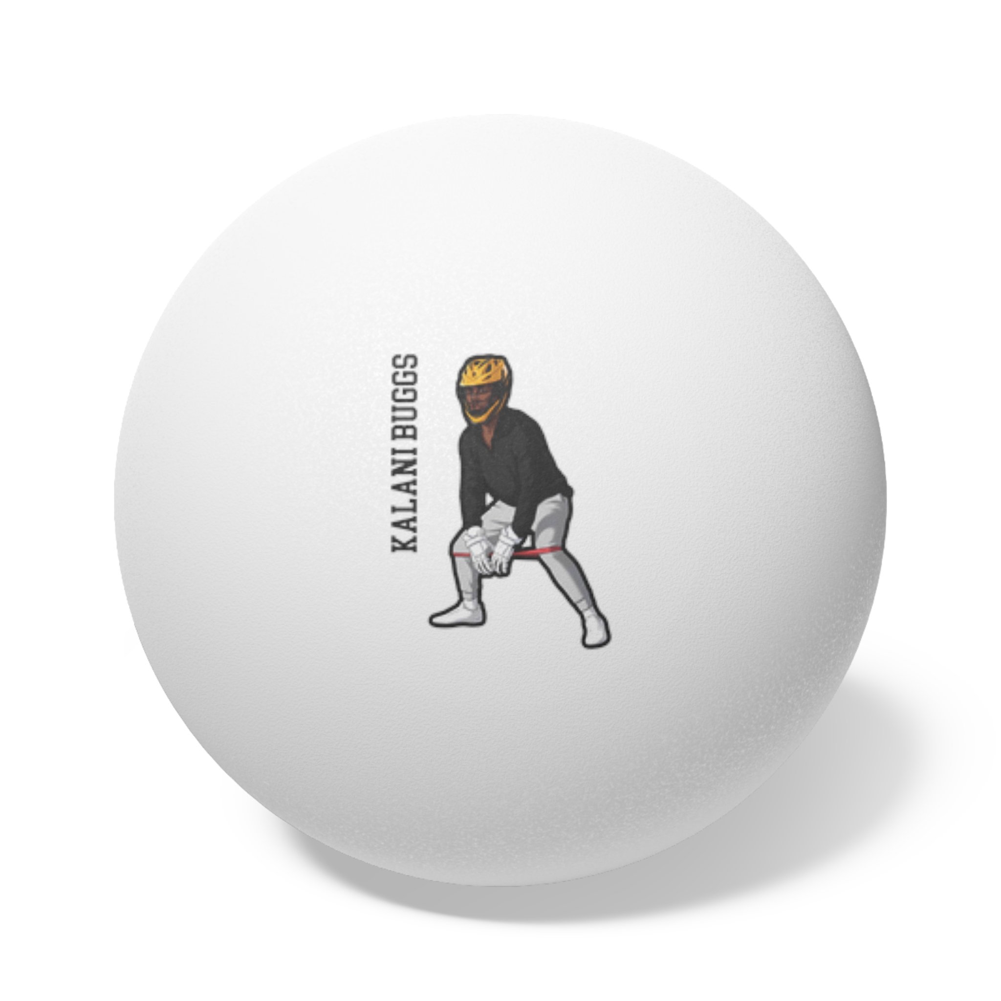 Ping Pong Balls, 6 pcs — character_name_vertical in White
